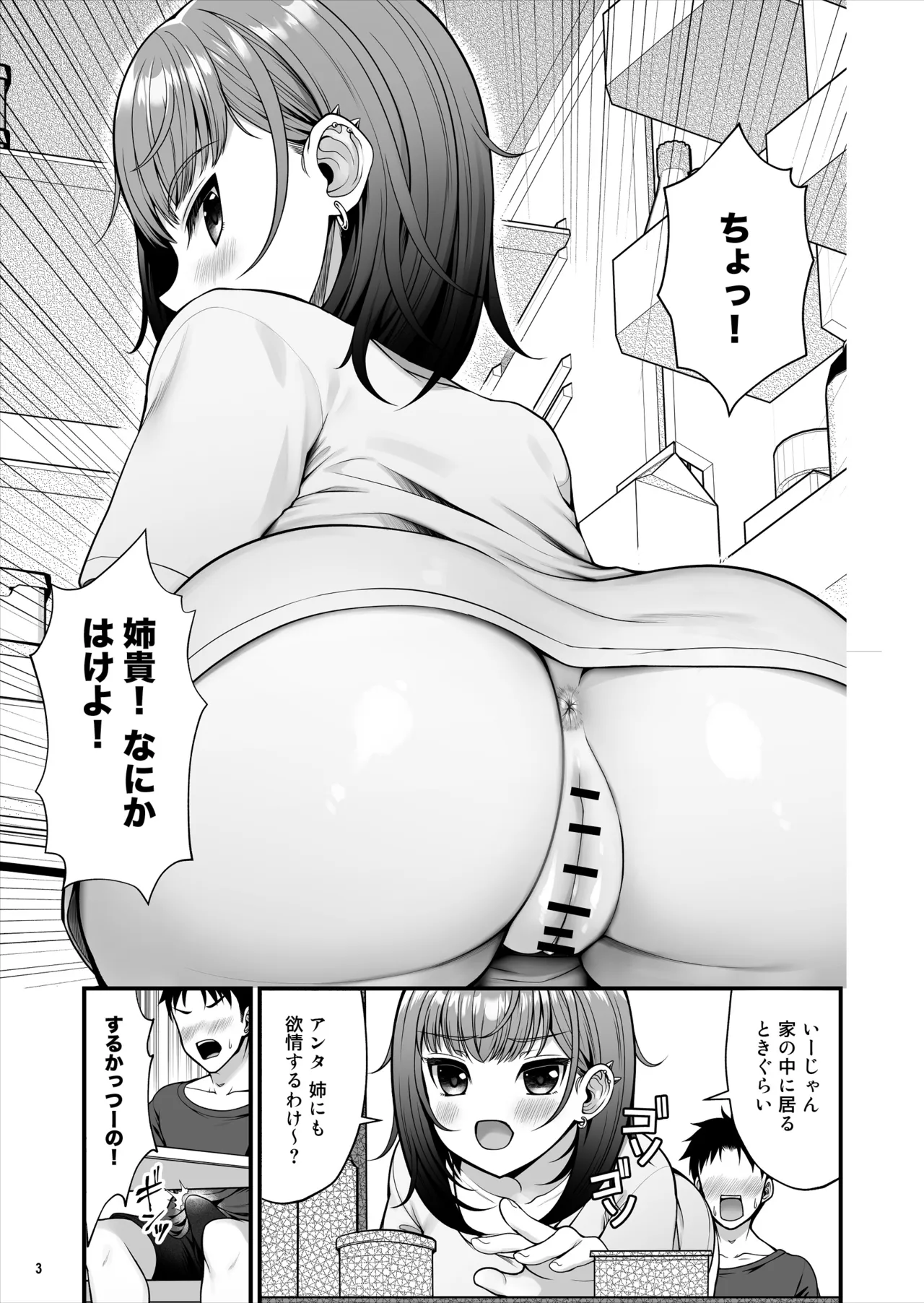 怪しいドリンクを飲んで発情した姉が淫乱すぎる Page.4