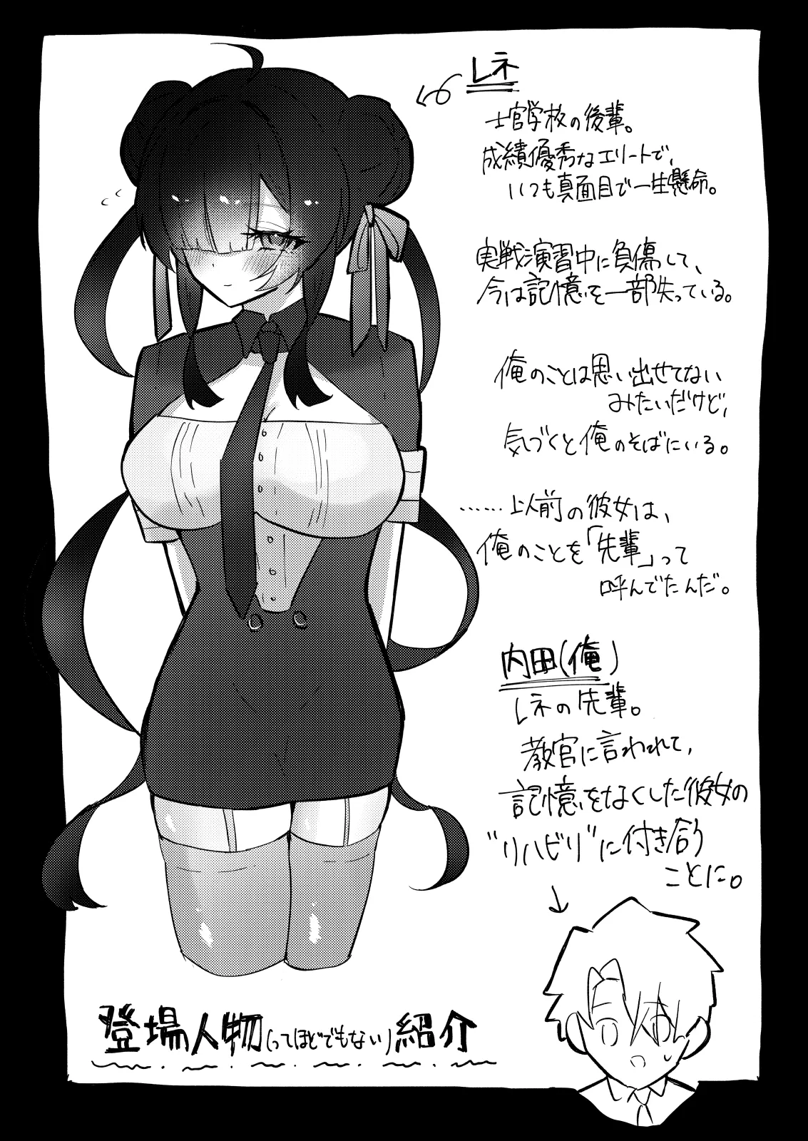 記憶喪失のメカクレ後輩 Page.3