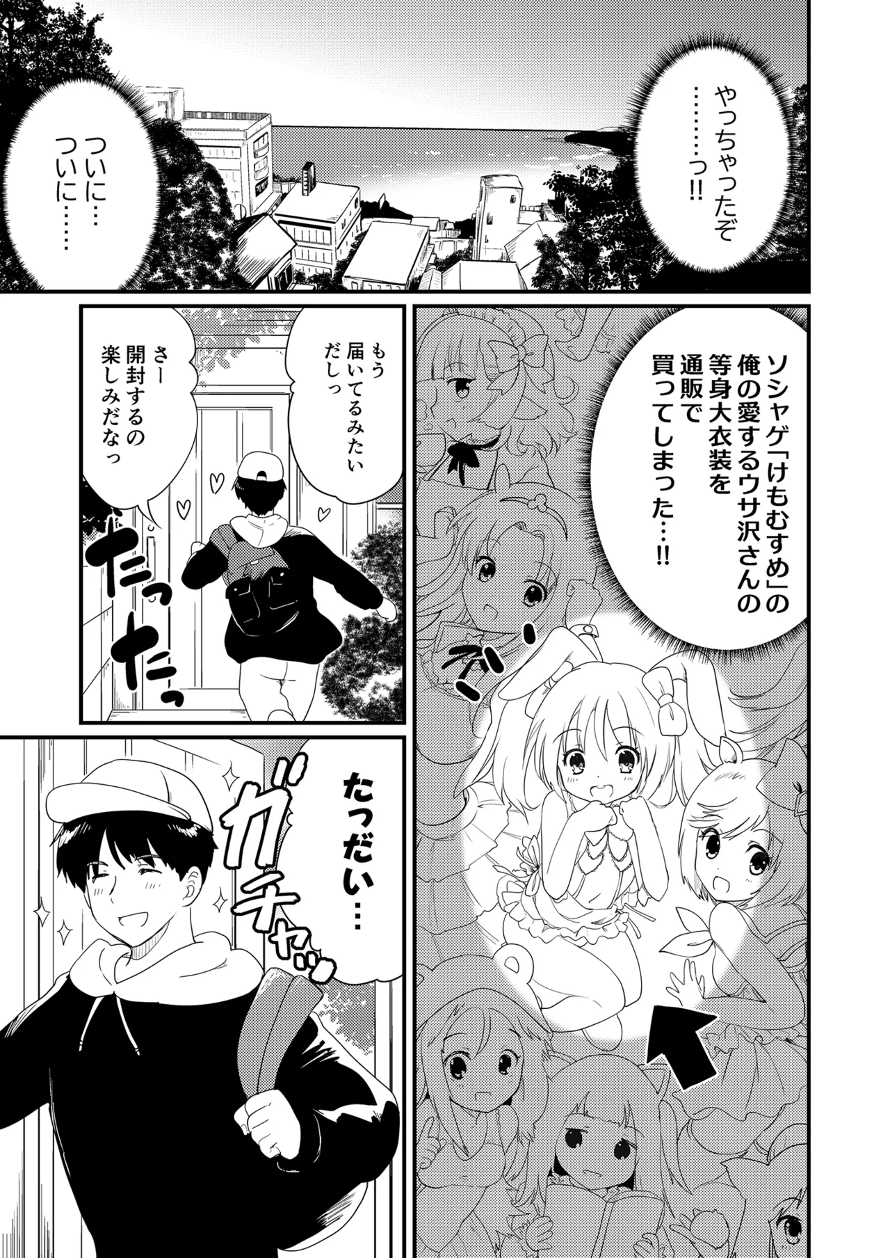 妹を推しキャラにコスさせて無責任に中出しするオタク兄 Page.3