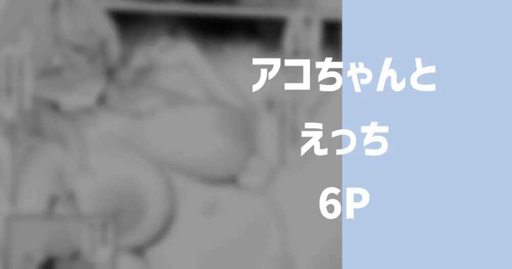 アコとえっち 6P