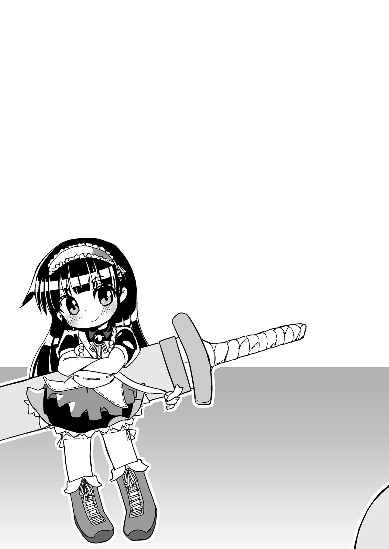 Girls Hug A Heavy Blade Page.52