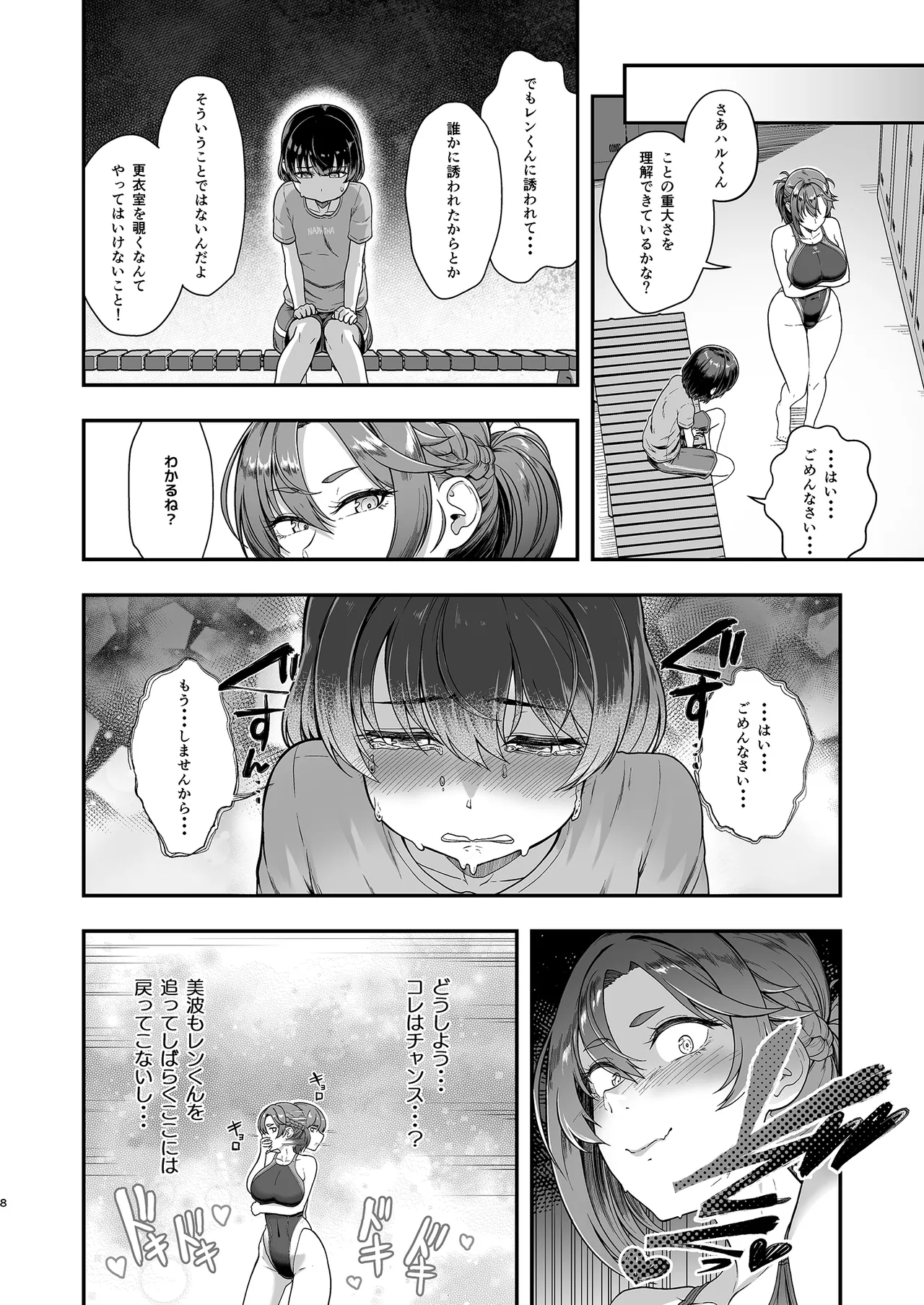 更衣室をのぞいただけなのに Page.7