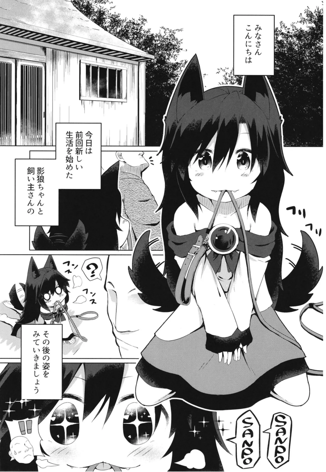 影狼ちゃんの飼い方2 おさんぽ編 Page.3