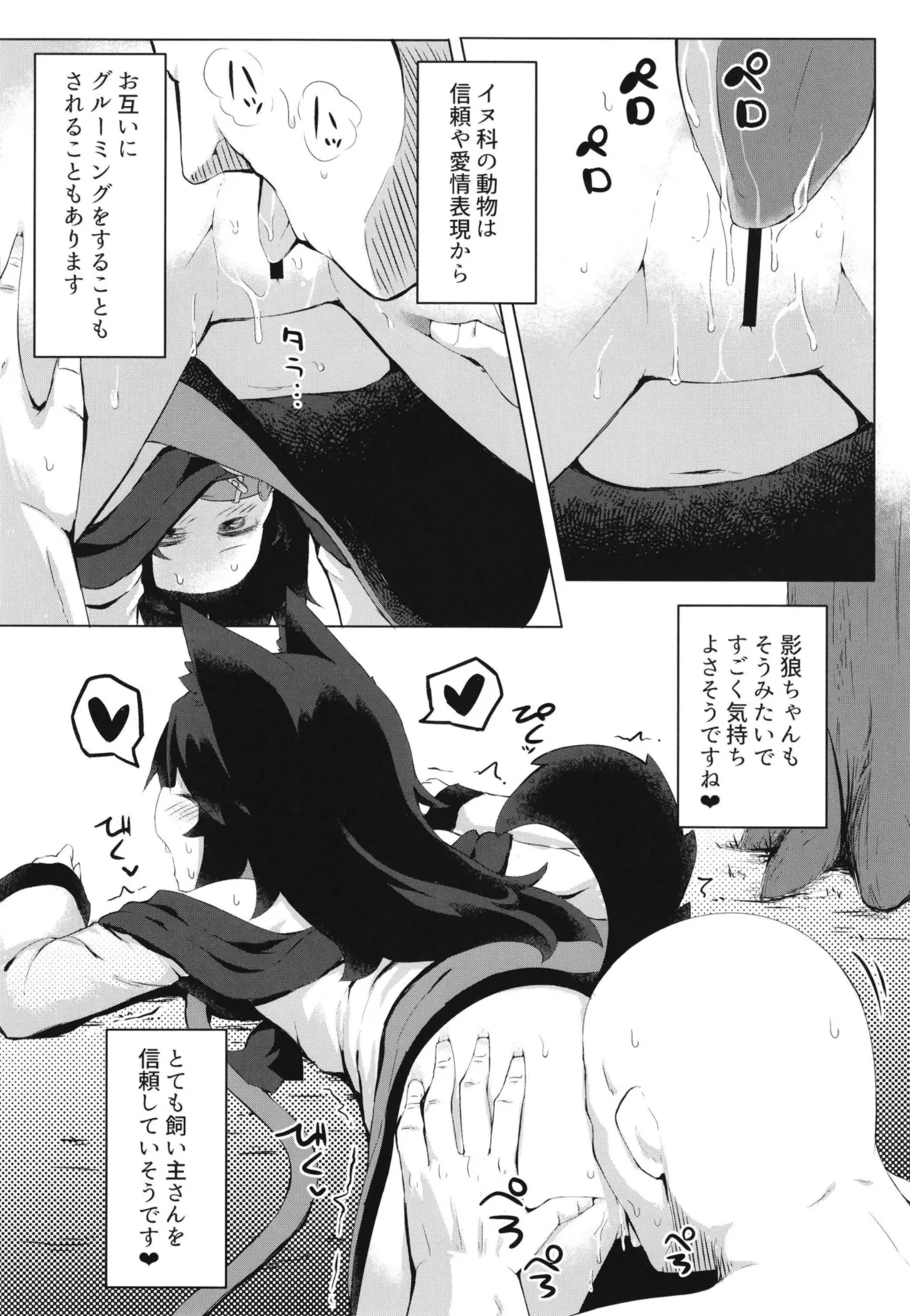 影狼ちゃんの飼い方2 おさんぽ編 Page.9