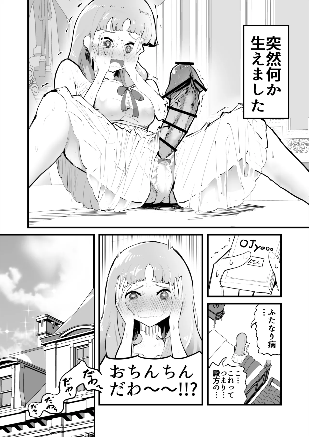 「絶対にふたなり病を治したいお嬢様」対「絶対に射精中毒にさせたいふたなりクリニック」 Page.2