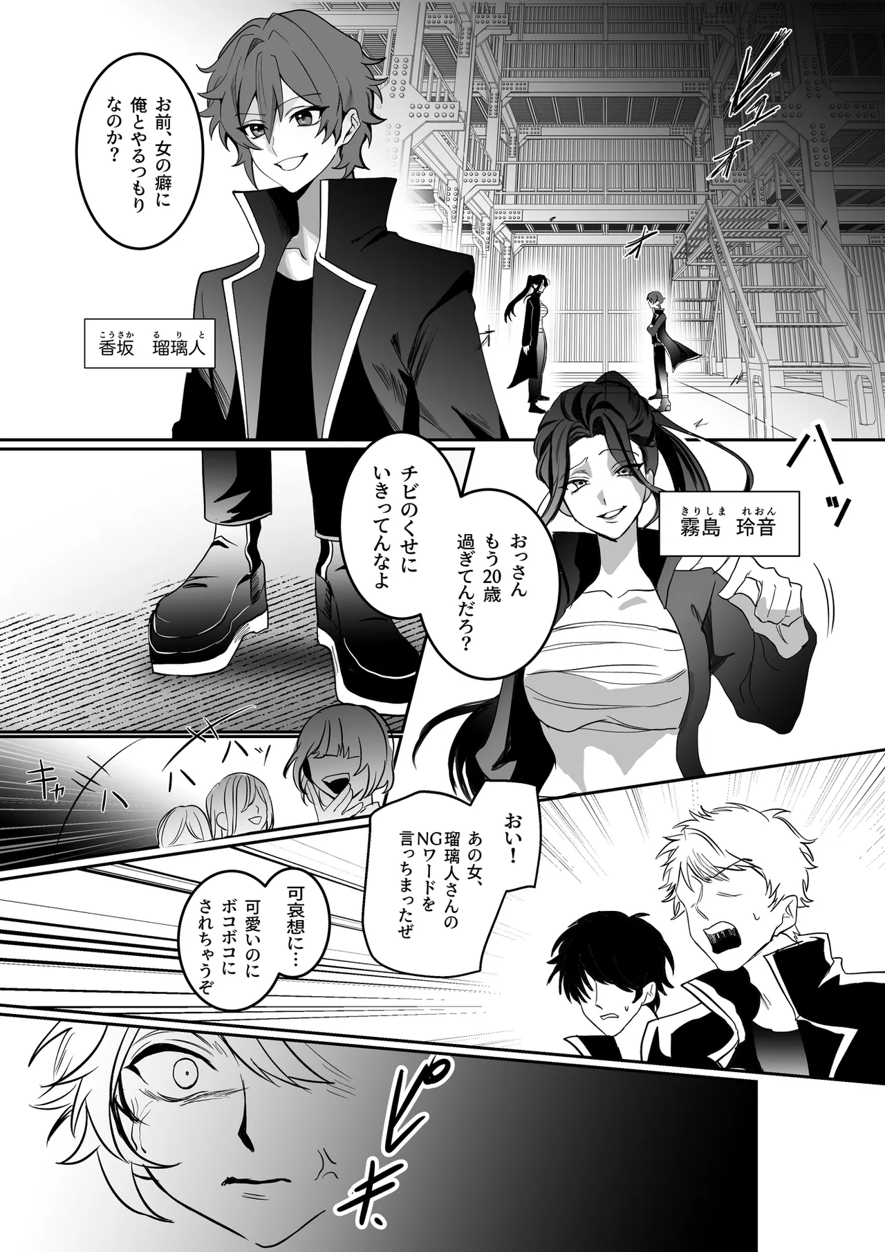 雌獅子の生け贄〜ふたなりレディースの餌食になった元ヘッド〜 Page.3
