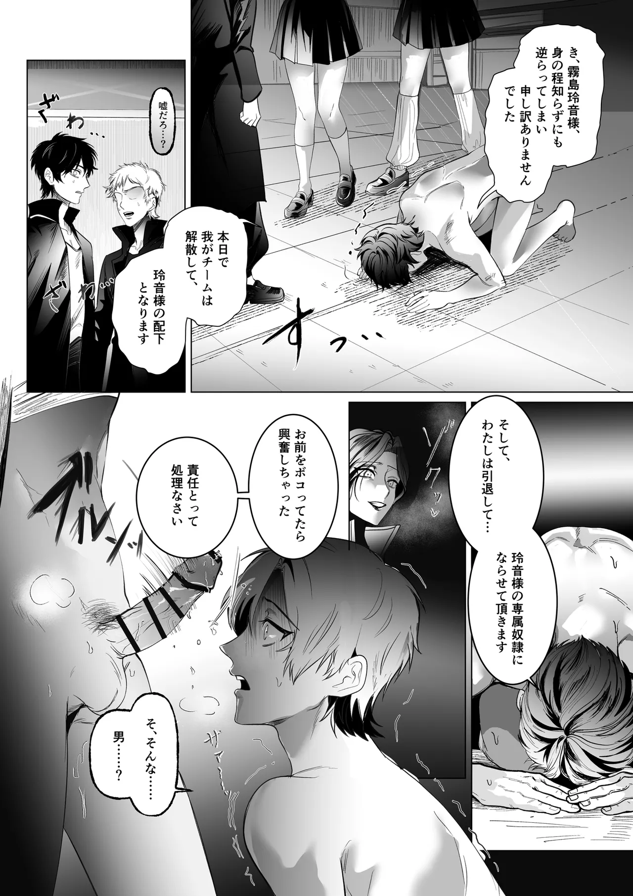 雌獅子の生け贄〜ふたなりレディースの餌食になった元ヘッド〜 Page.6