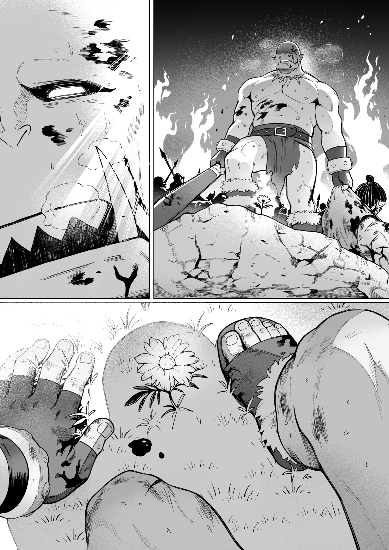 妖精娼館 3号室レイシー 〜褐色肌エルフを指名した童貞オーク〜 2 Page.47