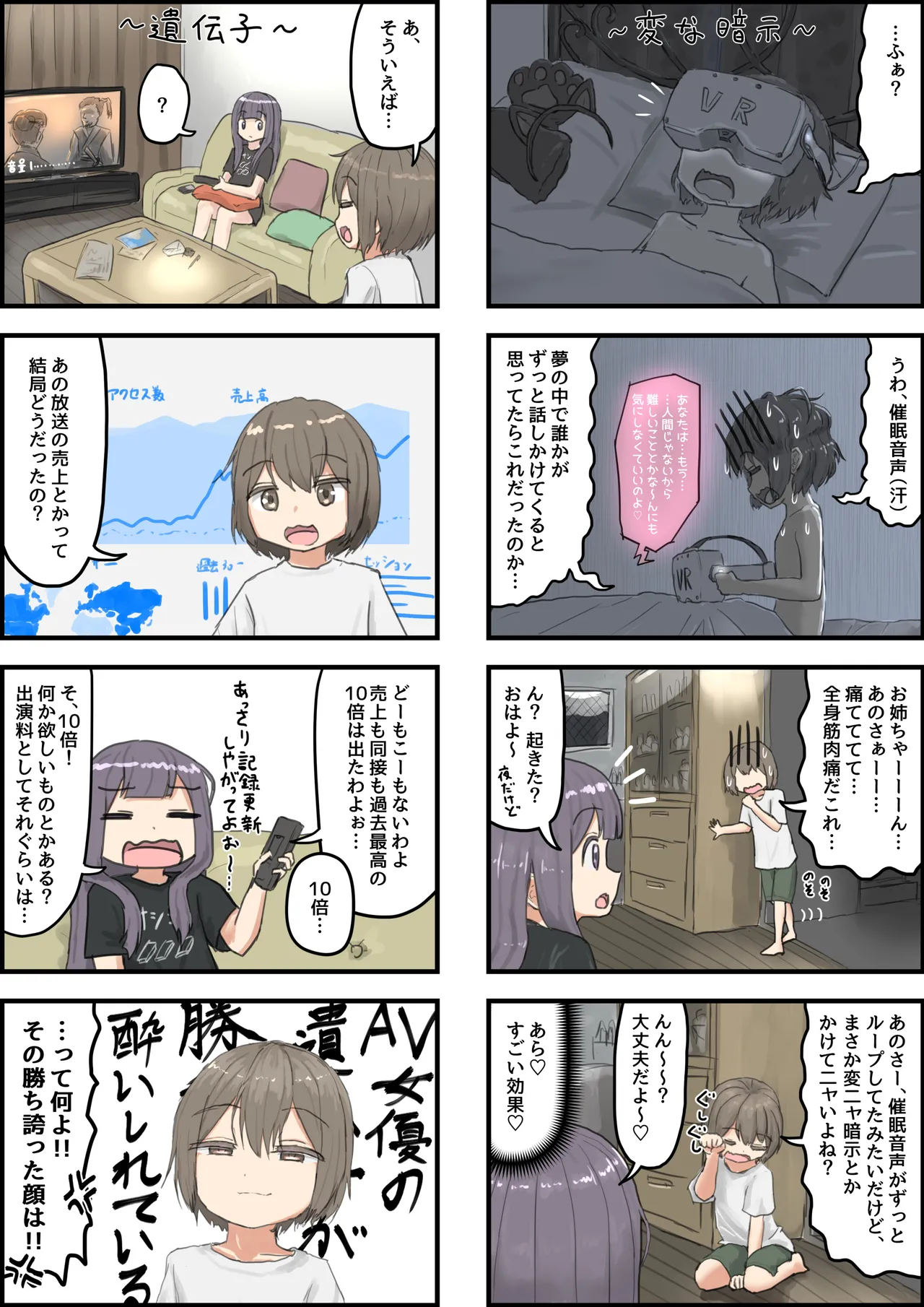 事故でお姉ちゃんのエロ配信に乱入したら助手にされちゃったお話 Page.22