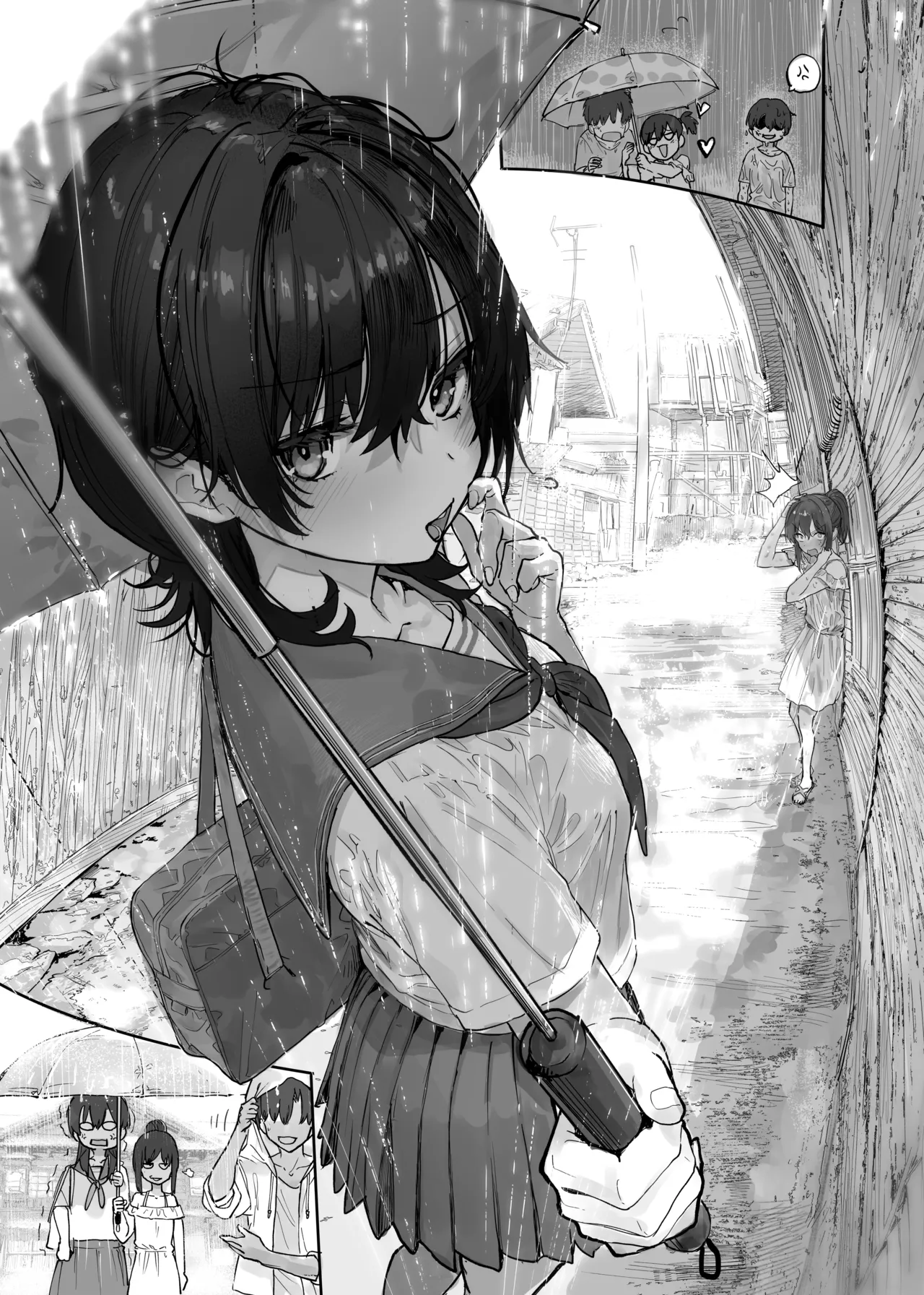 幼なじみと覗き魔発見