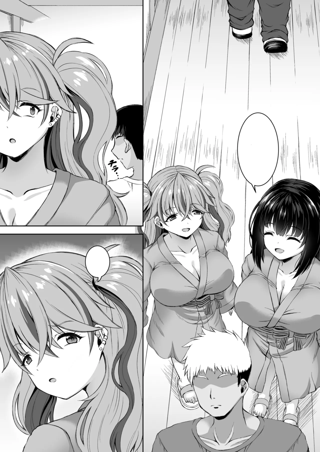 彼氏持ちプロレイヤー&新人JKコスプレイヤーと老舗温泉宿で秘密の撮影会エッチ Page.63