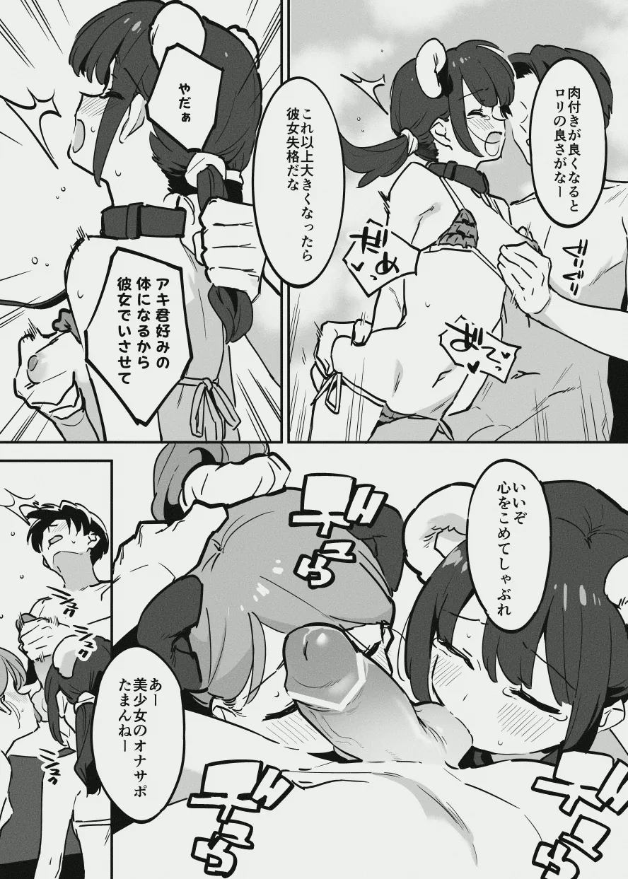 唐突なラフ調教漫画 Page.8