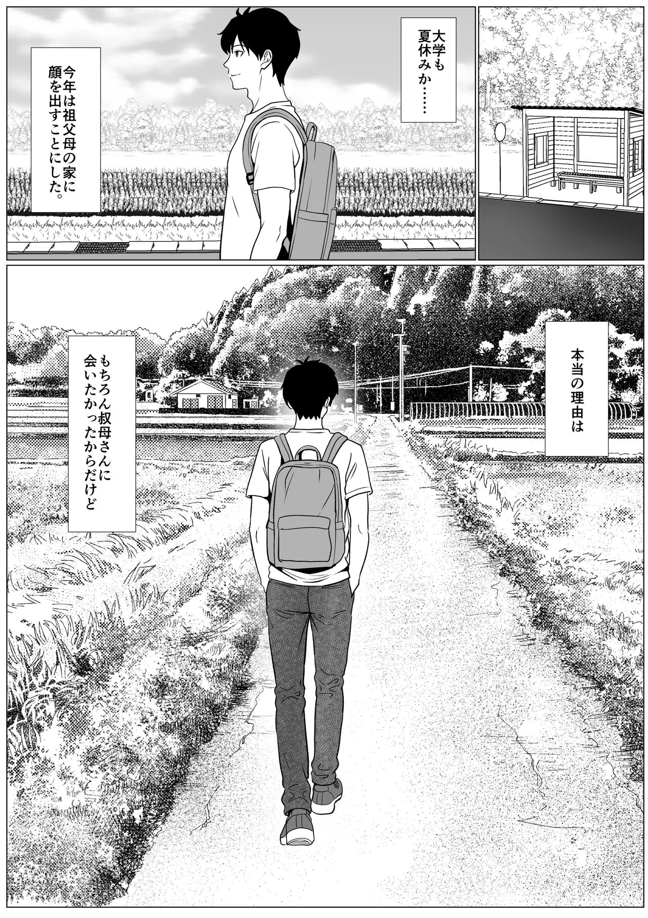静かな夏 ― 無口な叔母 Page.2