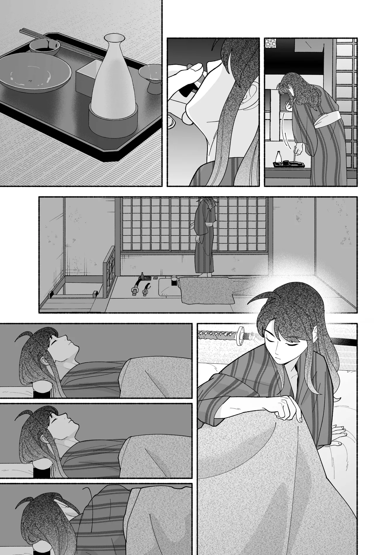 用心棒とお嬢様 タコに触れたところが、かゆくって！ Page.107
