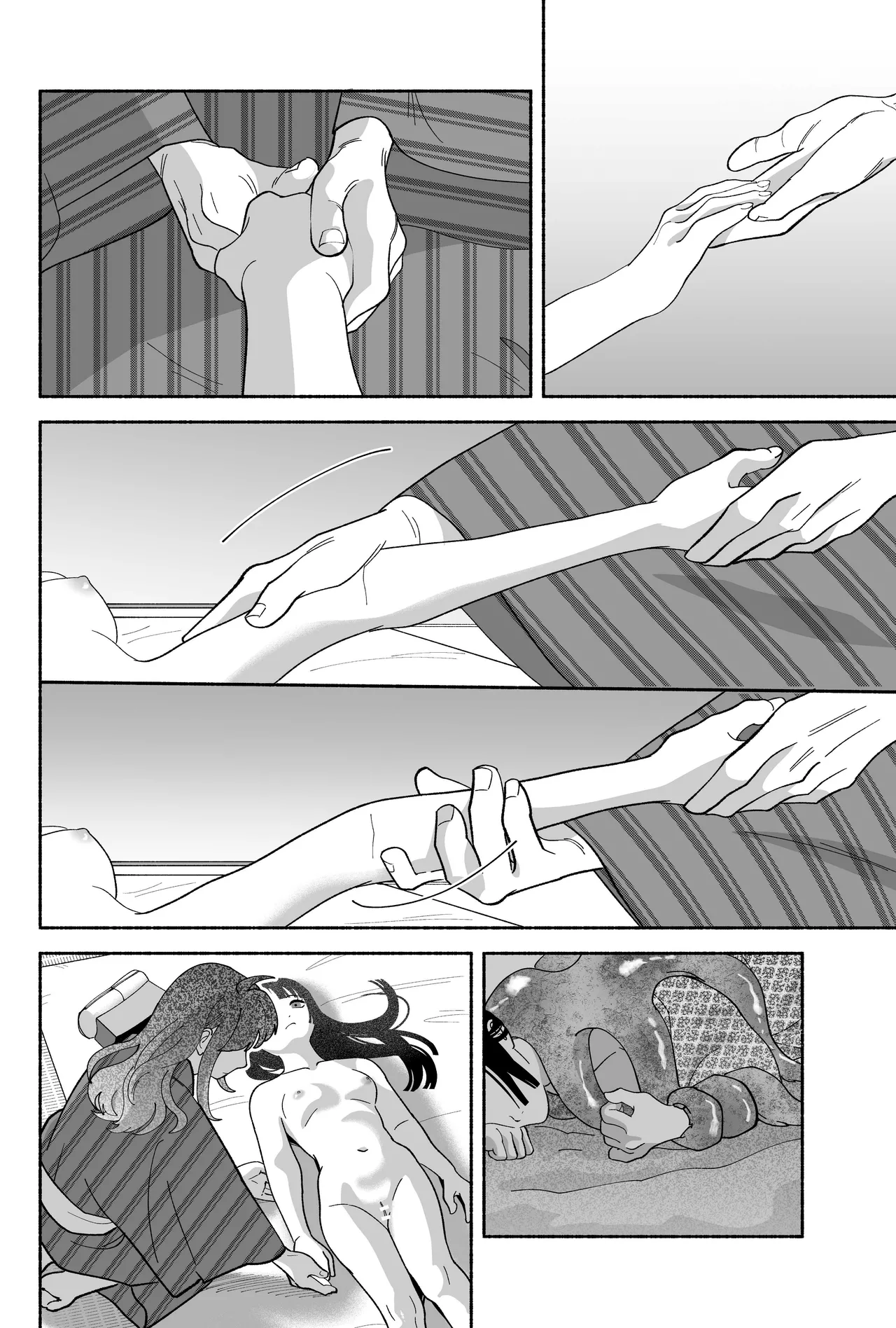 用心棒とお嬢様 タコに触れたところが、かゆくって！ Page.48