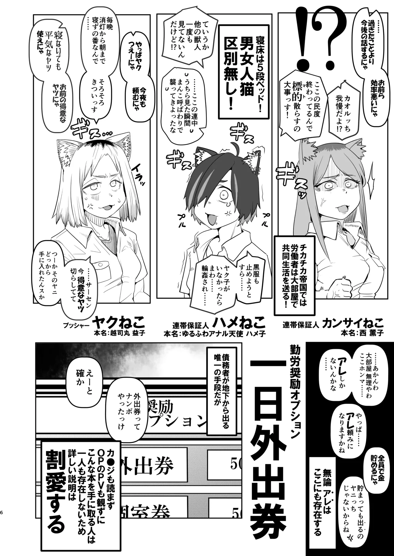 煙草モクモク示録 ヤニコ 底の章 酷境の長いトンネルをヌケると強制労働施設であった Page.6