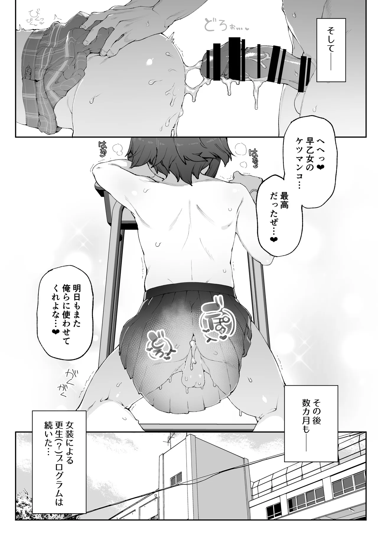 女装更生 クラスの不良悪ガキ男子生徒くん女装メス堕ちプログラム Page.23