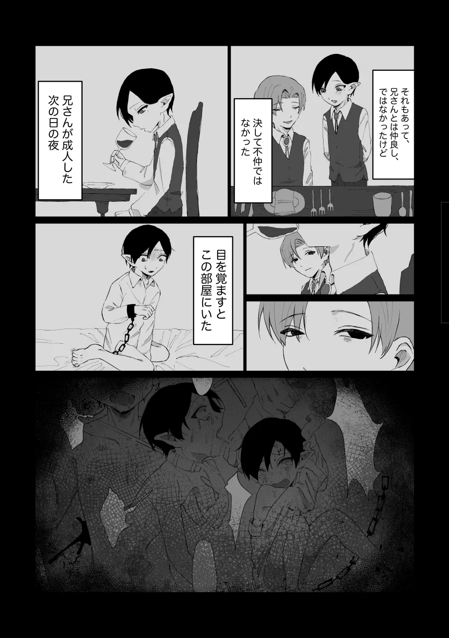兄さんの家に監禁されてる Page.29