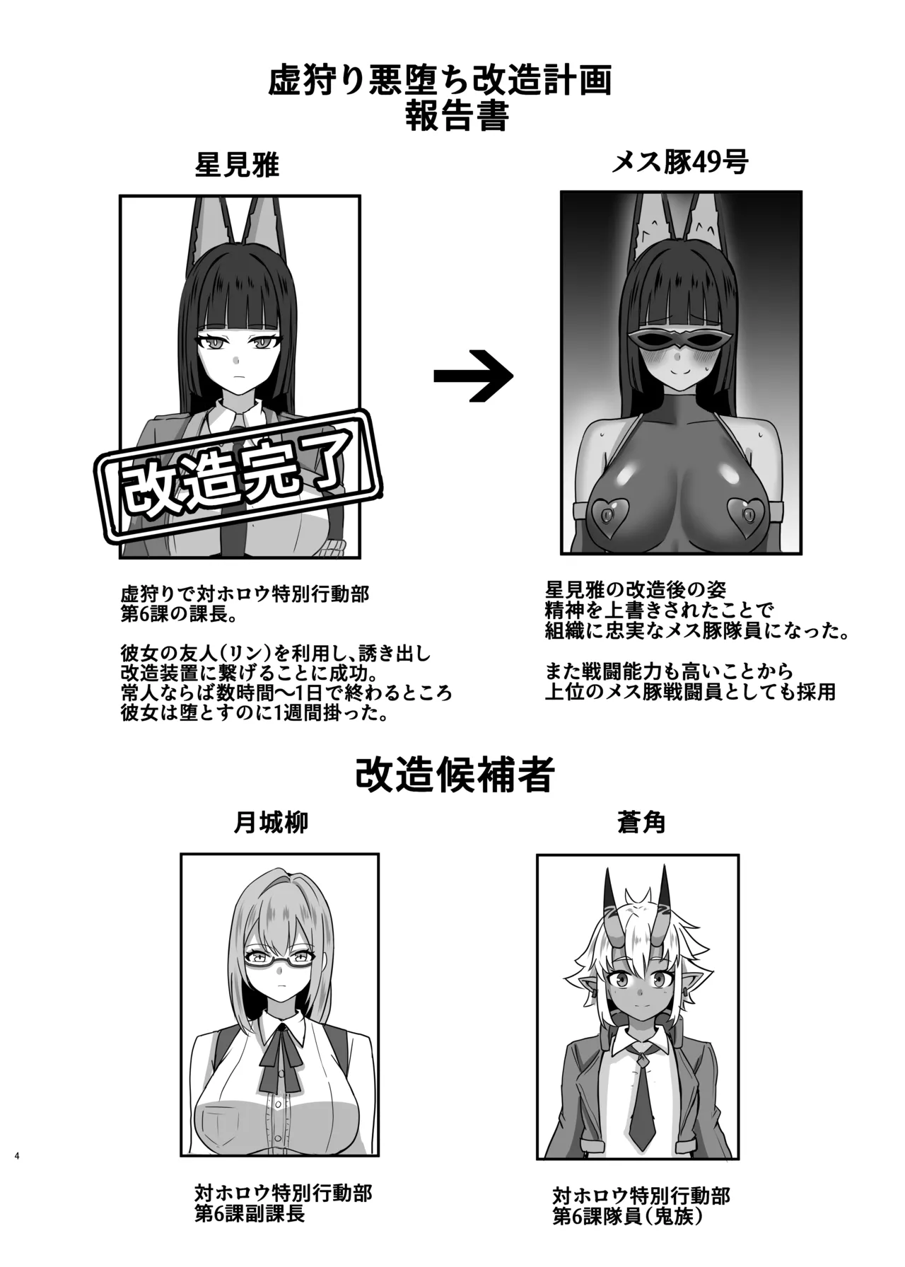 虚狩り悪堕ち改造計画2 ～悪堕ちの連鎖～ Page.3