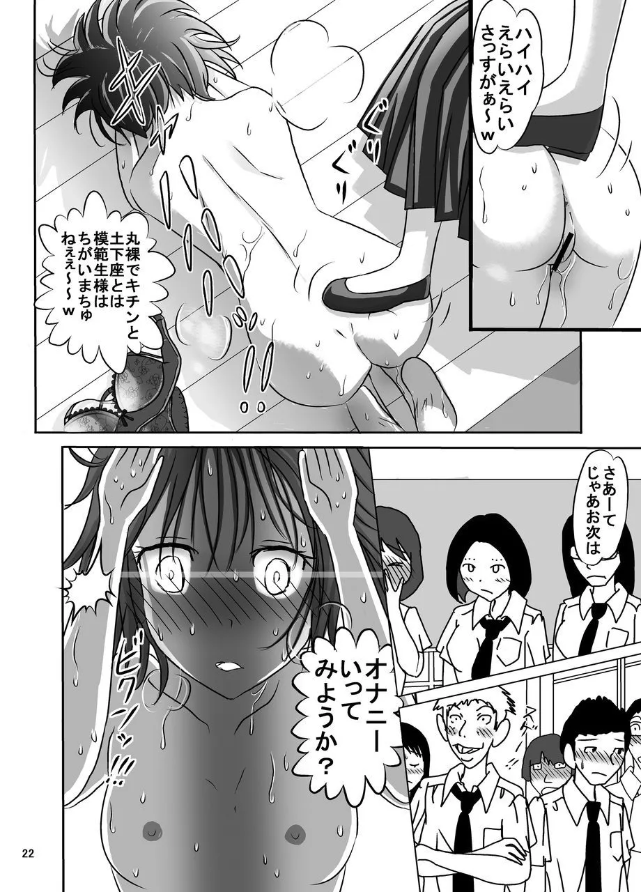 校則やぶりました子さんへの全裸いじめ Page.21