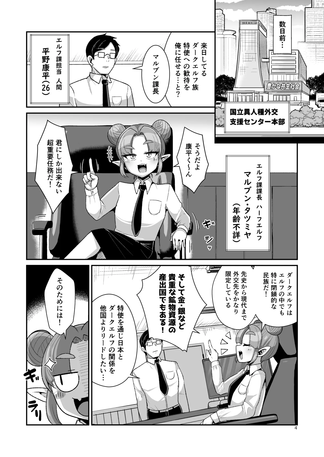 ドスケベダークエルフさんとおためし夫婦性活 Page.5