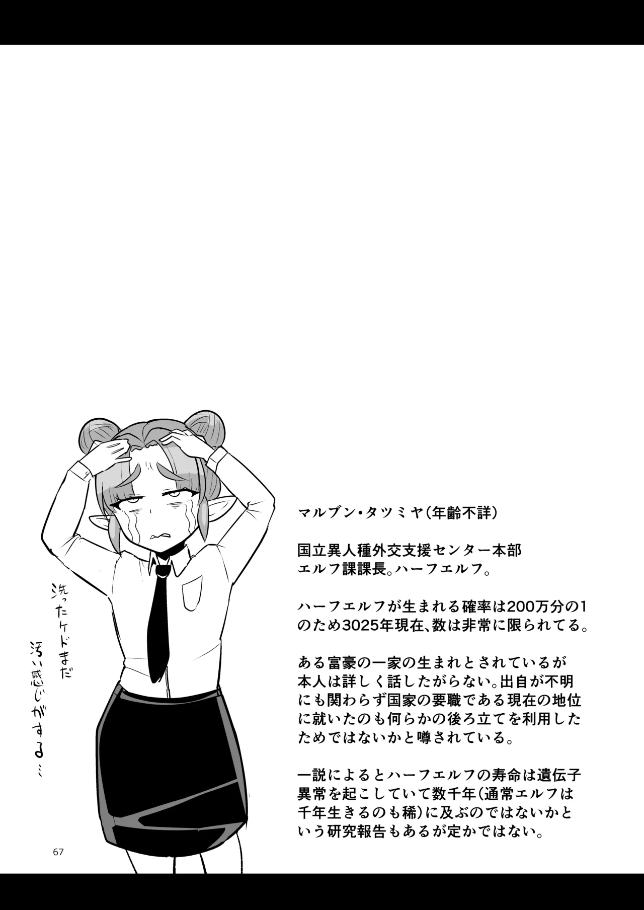 ドスケベダークエルフさんとおためし夫婦性活 Page.68