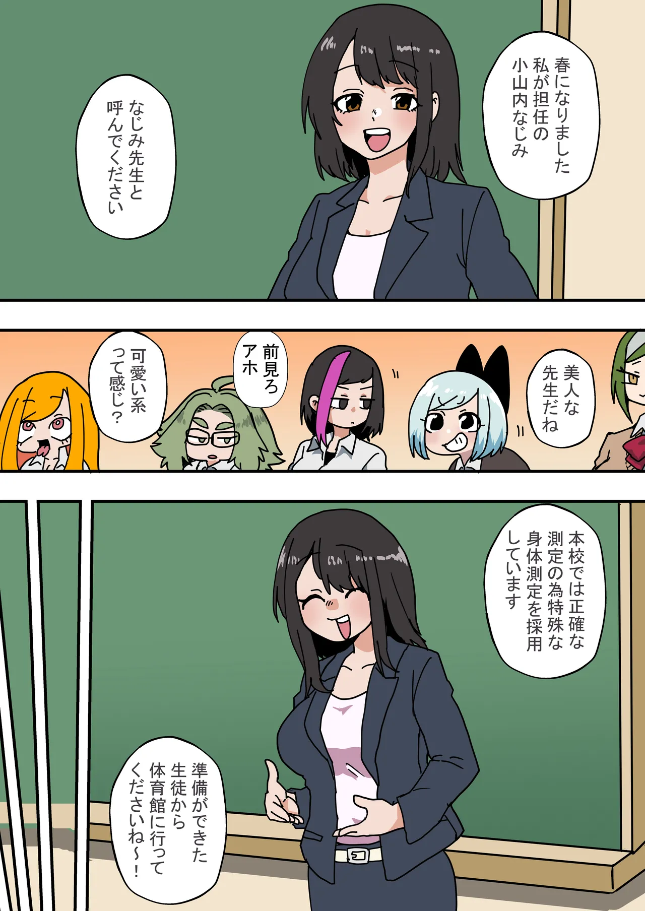 状態変化だらけの身体測定 Page.2