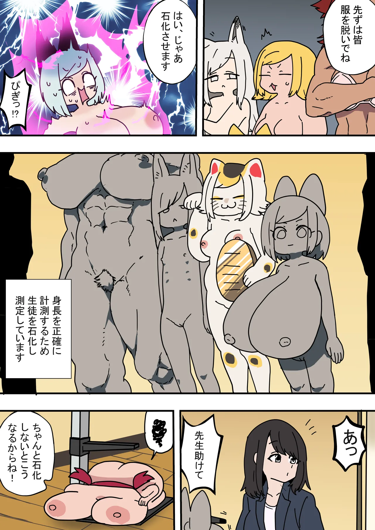 状態変化だらけの身体測定 Page.3