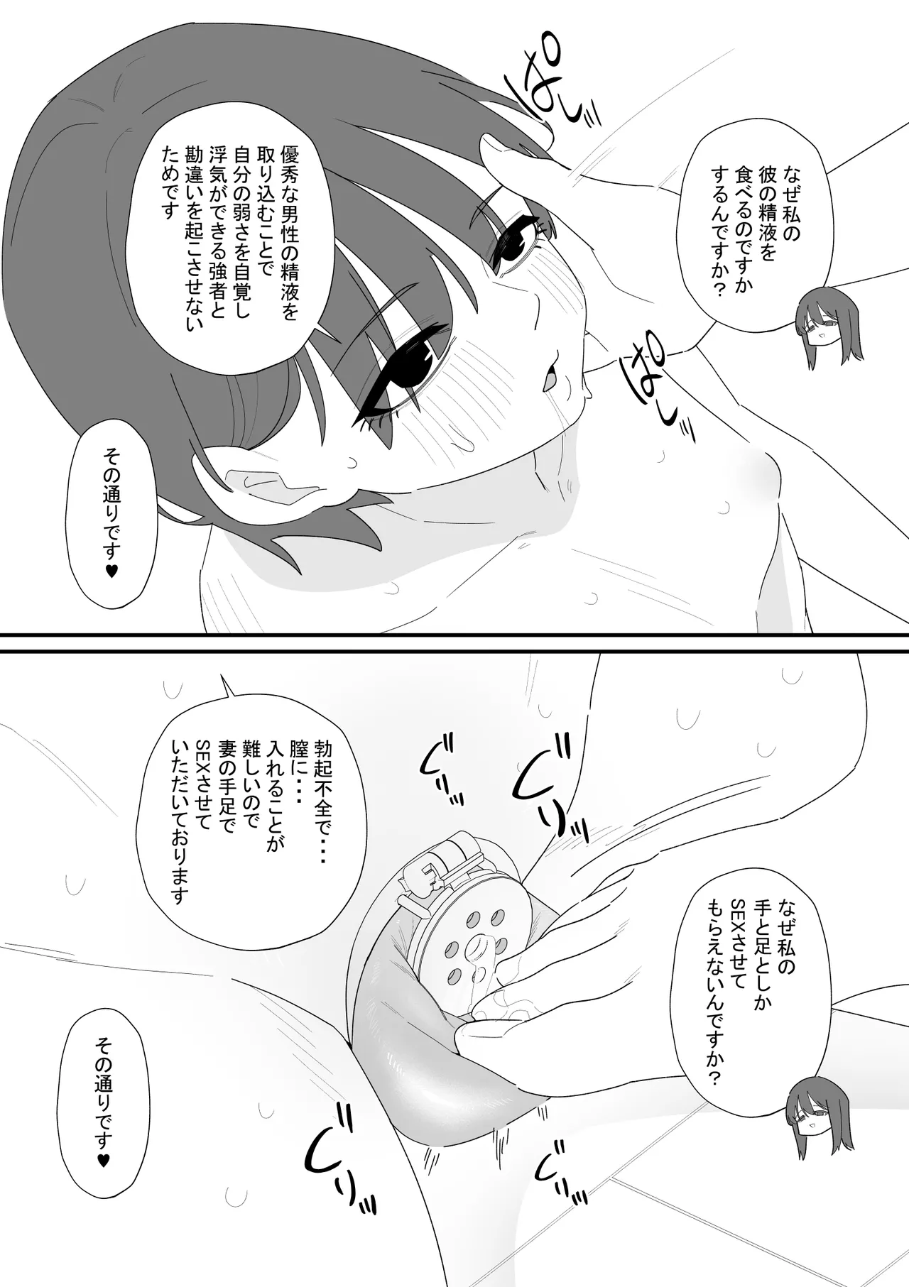 性処理道具にされた夫のメス化計画 Page.12