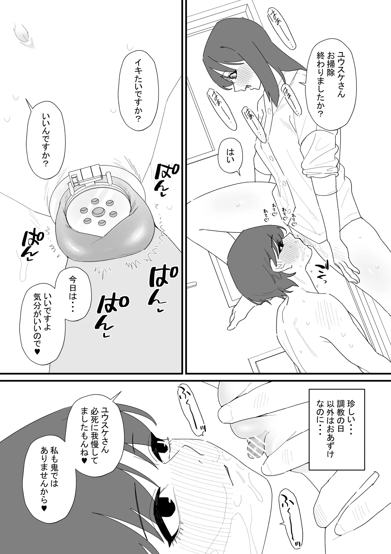 性処理道具にされた夫のメス化計画 Page.6