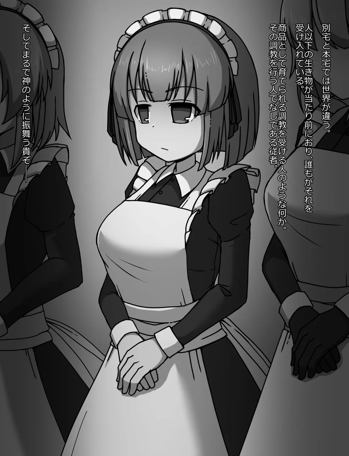 メイドとお嬢様 + 王国貴族の館～ラバーメイド完全拘束調教～ Page.192