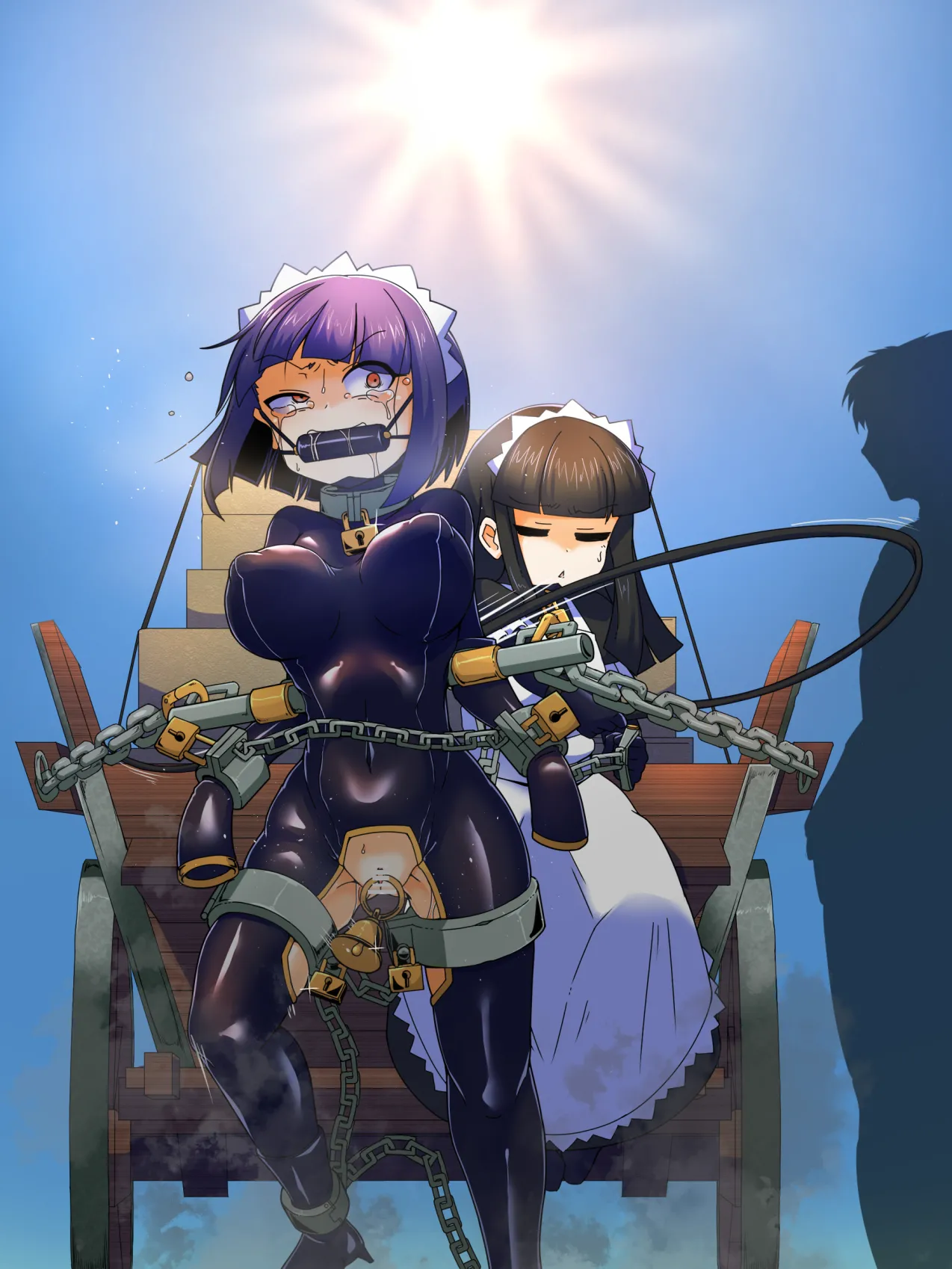 メイドとお嬢様 + 王国貴族の館～ラバーメイド完全拘束調教～ Page.722