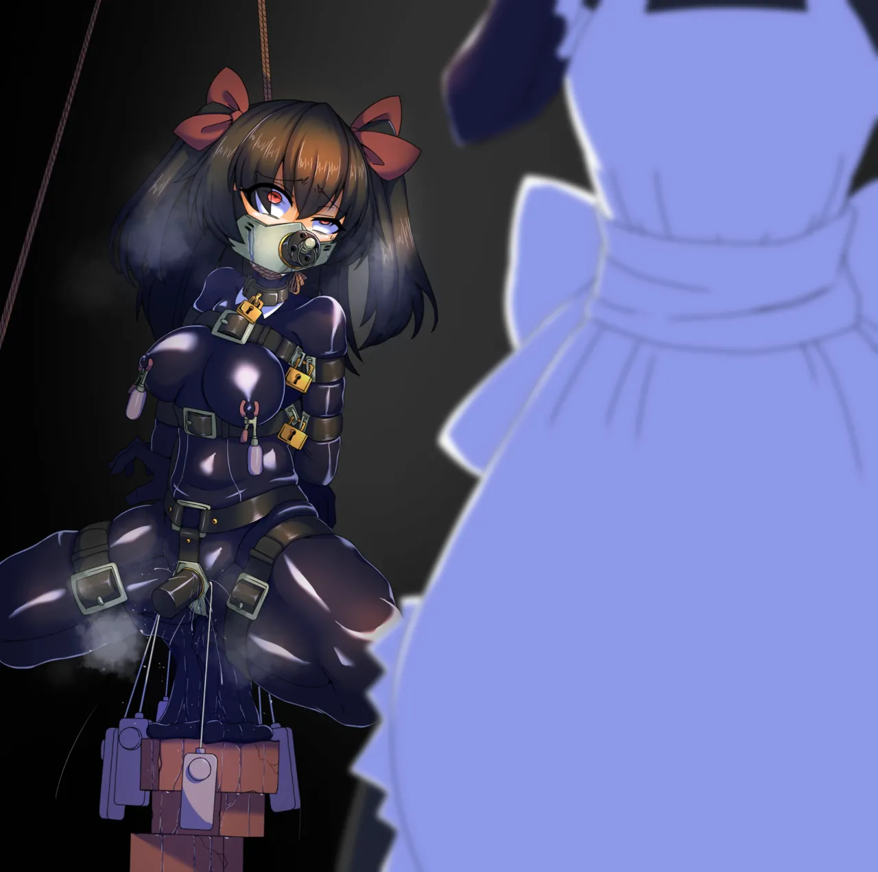 メイドとお嬢様 + 王国貴族の館～ラバーメイド完全拘束調教～ Page.735