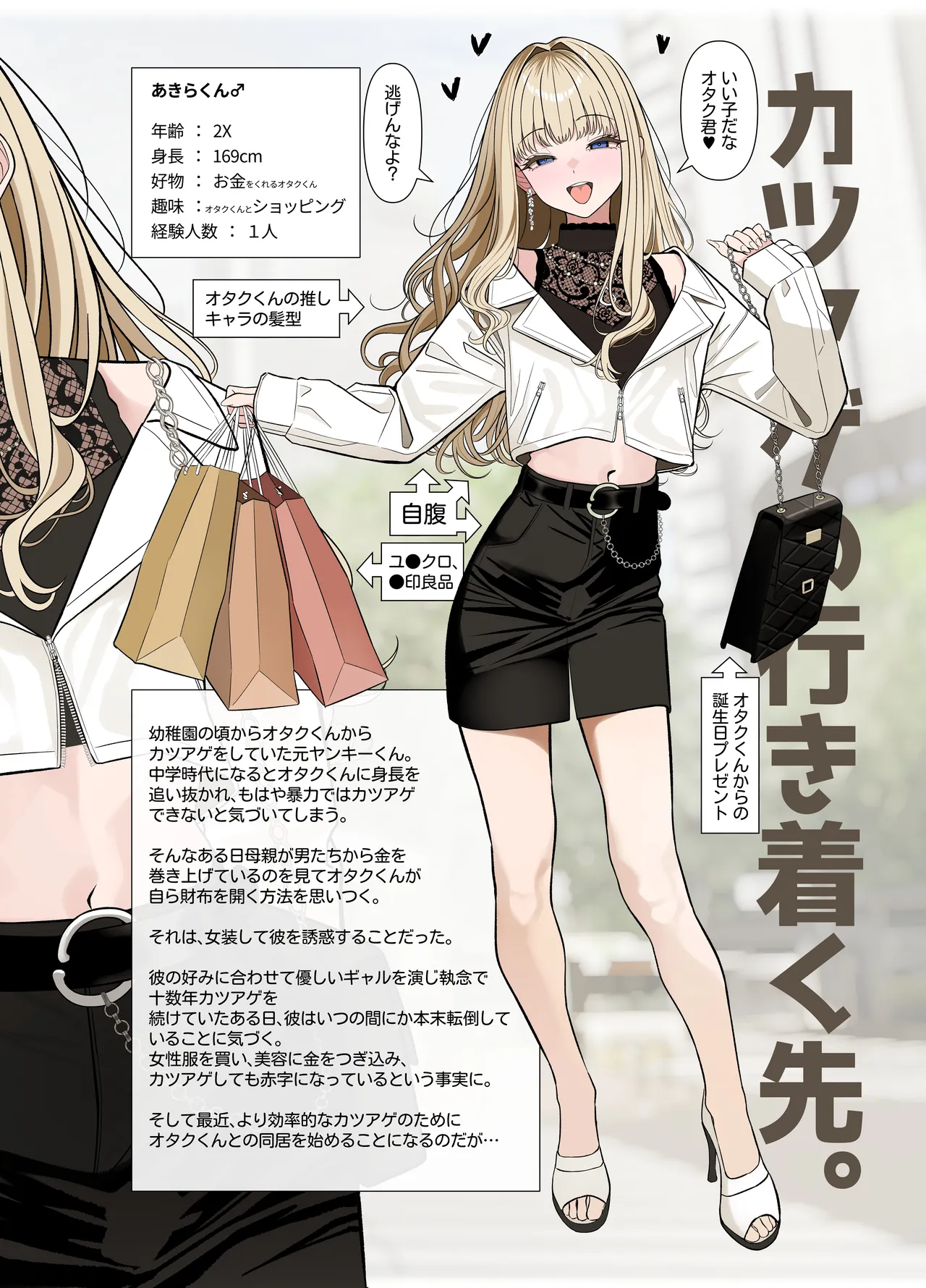 ついてるメス〜男の娘レポート〜2 Page.13