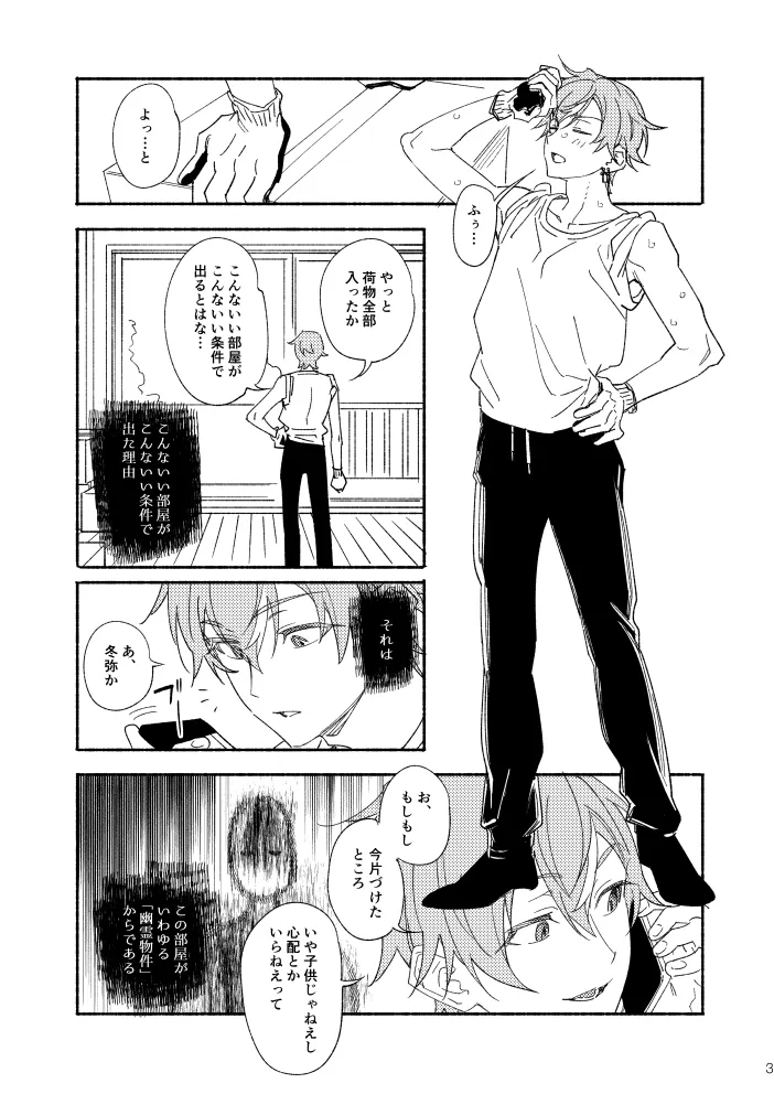 幽霊物件で一人暮らし始めた彰人の話 Page.2