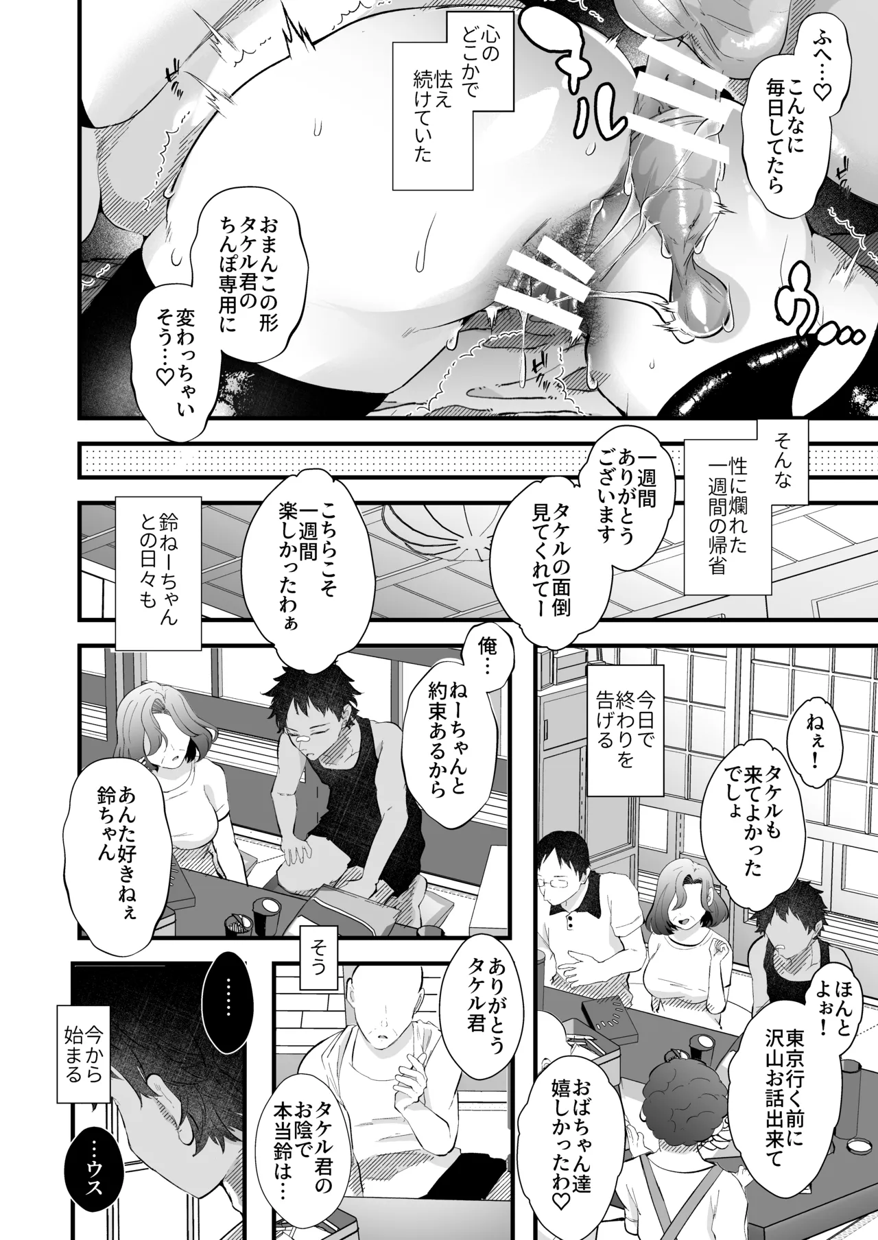 大きくなったら結婚するって言ったよね？ 〜10年越しに再会したムチムチ陰キャアラサー女従姉妹のねーちゃんとの汗だく交尾の7日間〜 Page.43