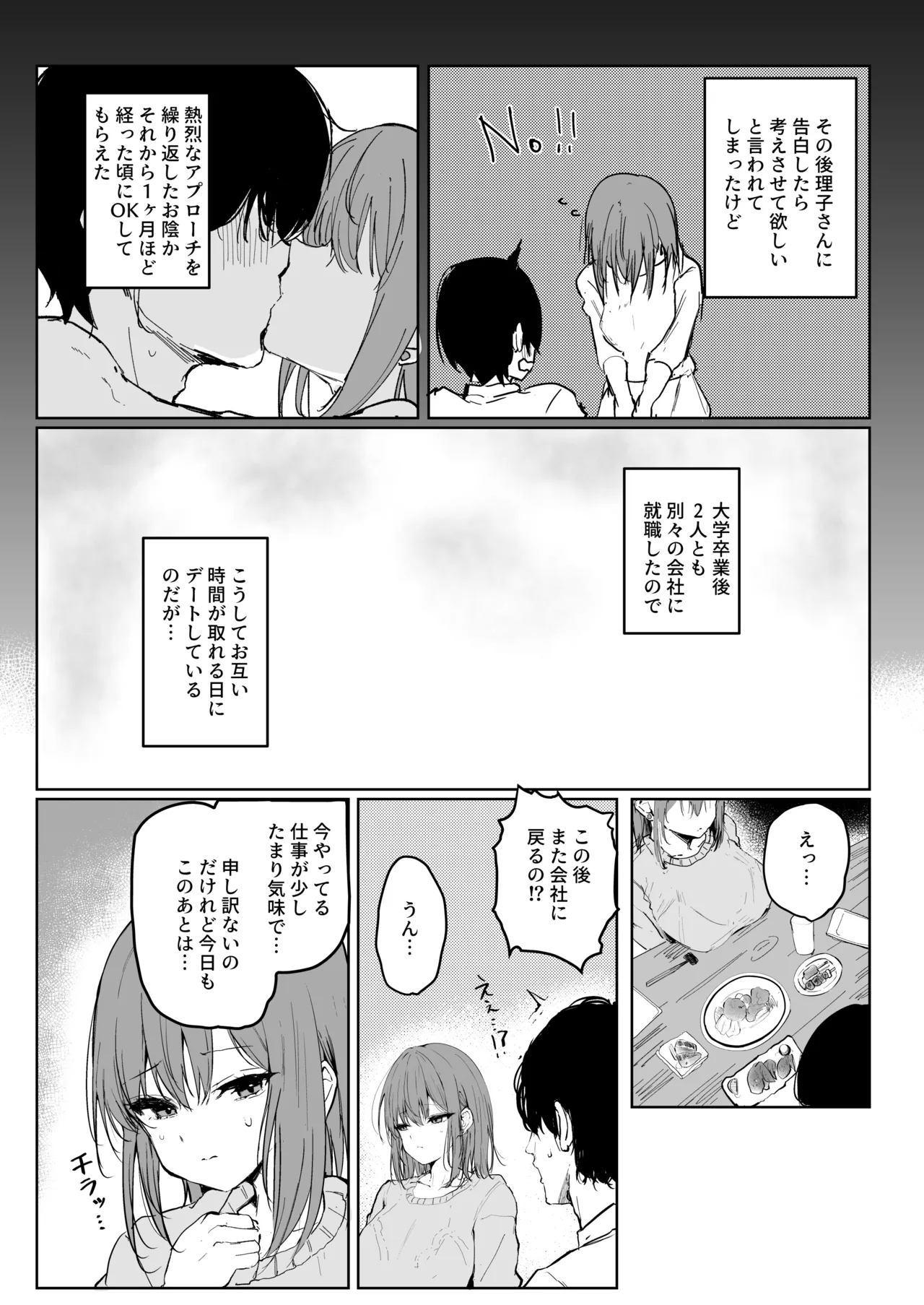 僕の彼女は元カレクズ男のオナホでした Page.4