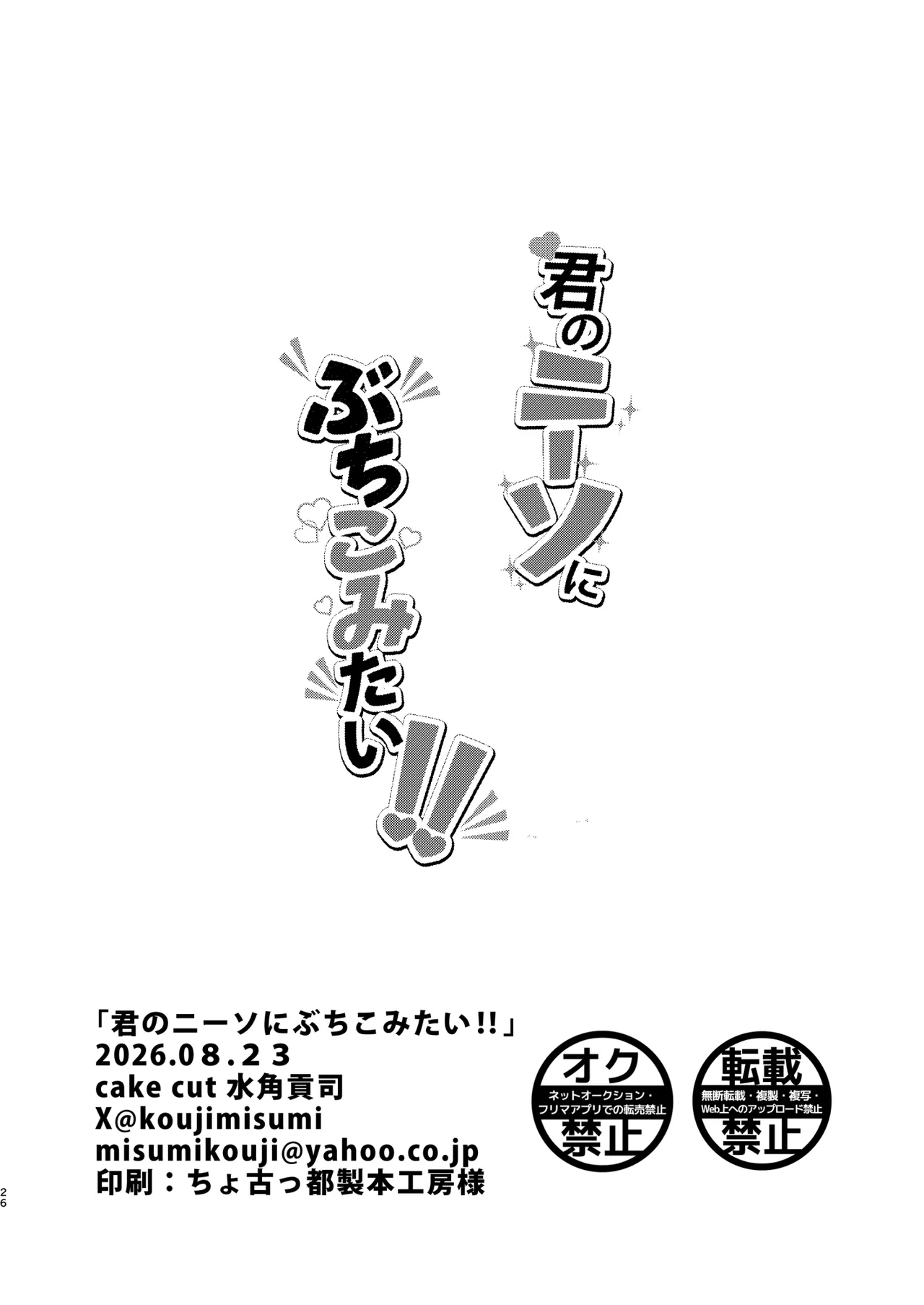 君のニーソにぶちこみたい！！ Page.25