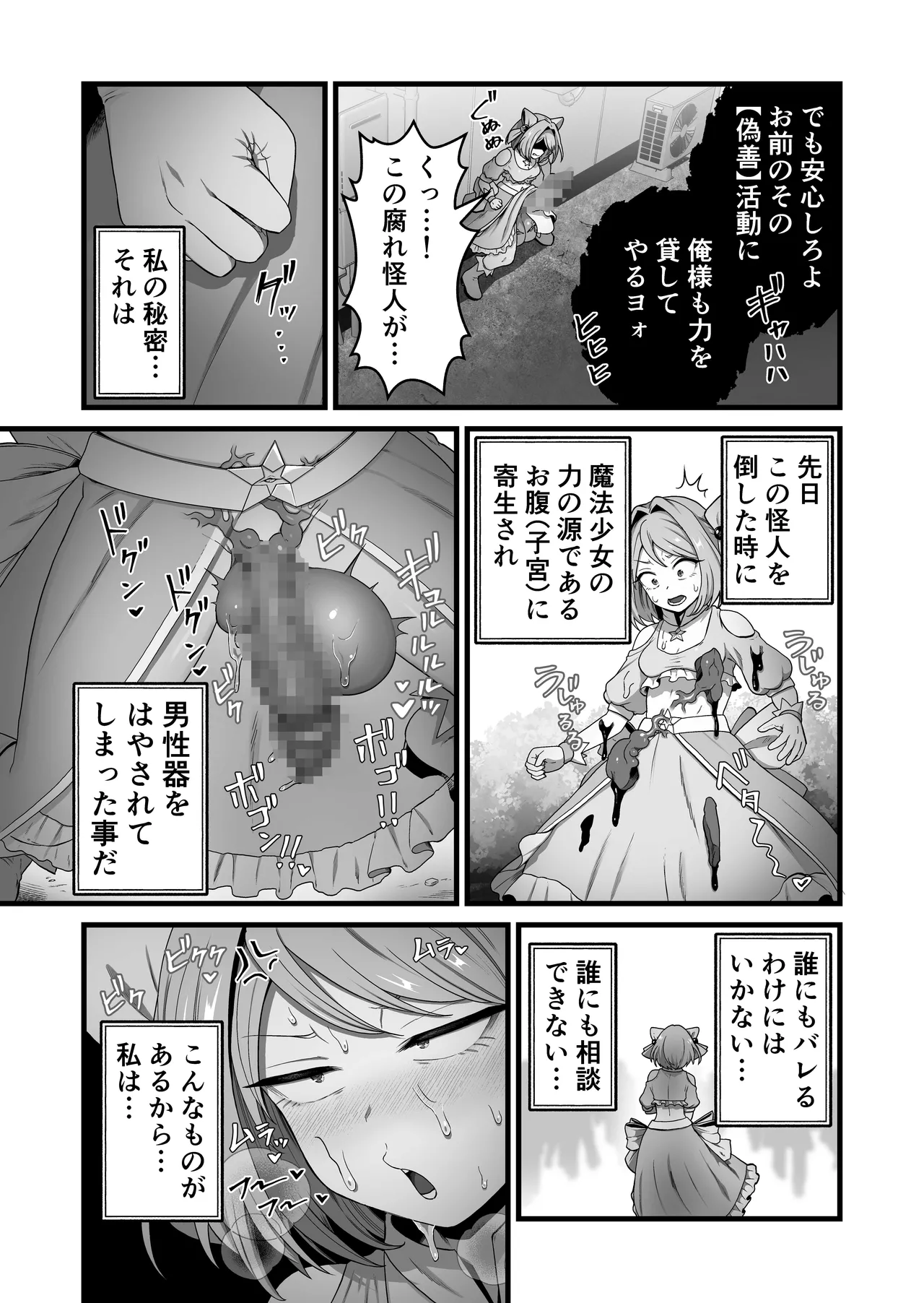 寄生怪人誕生～悪堕魔法少女～ Page.6