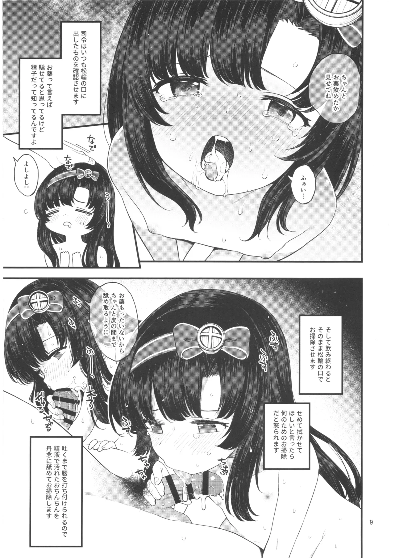 松輪ちゃんひみつの身体検査 Page.8