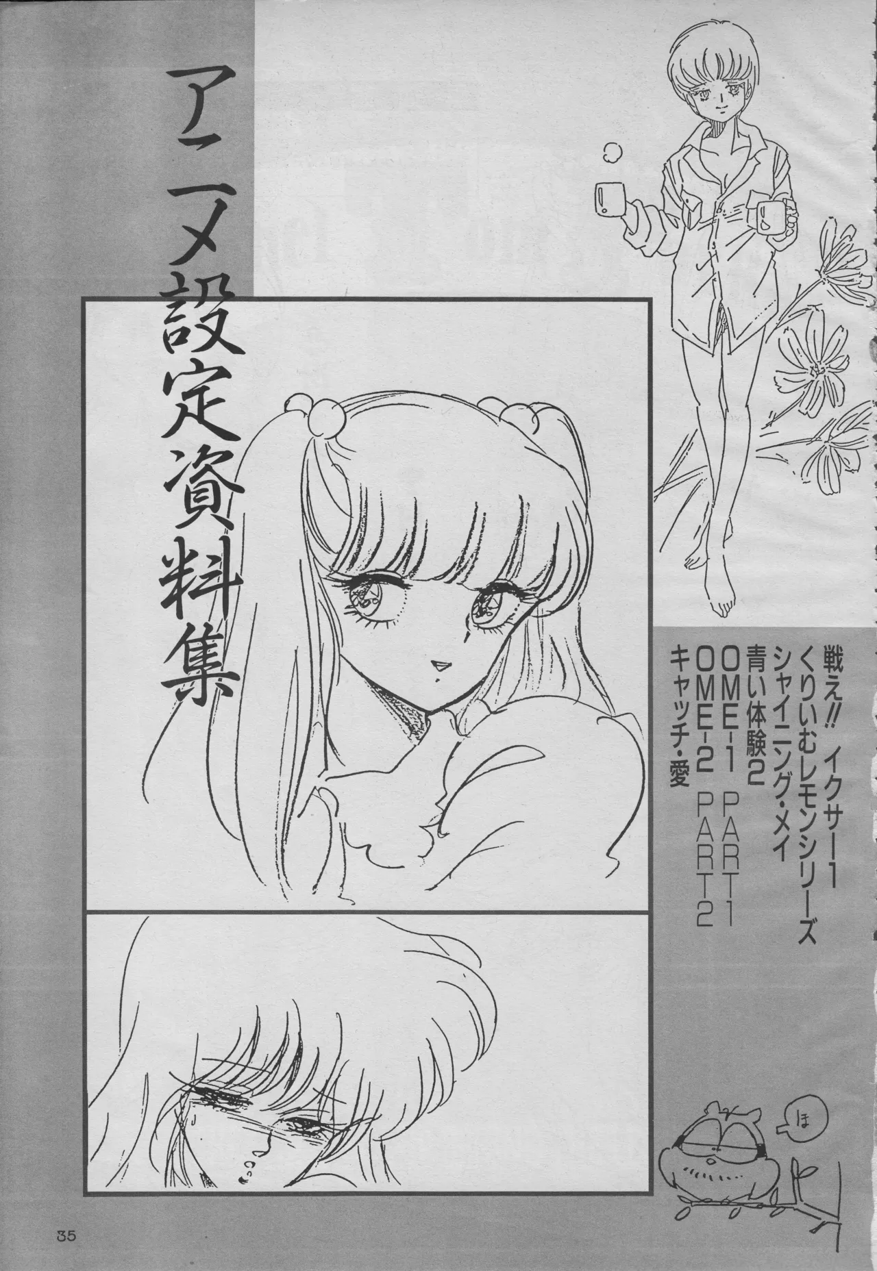 ギャルズアニメ PART 2 オリジナルアニメパーフェクトカタログ Page.35