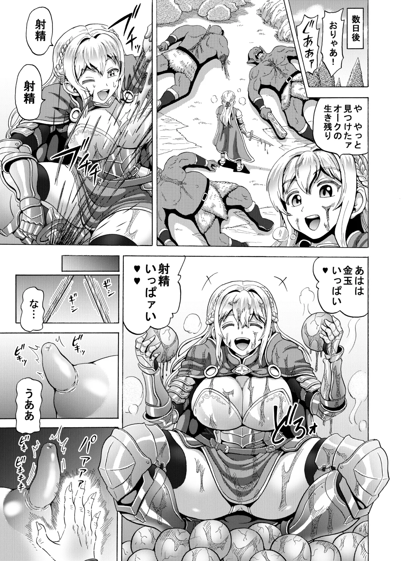 女聖騎士と魔恨の呪い Page.18