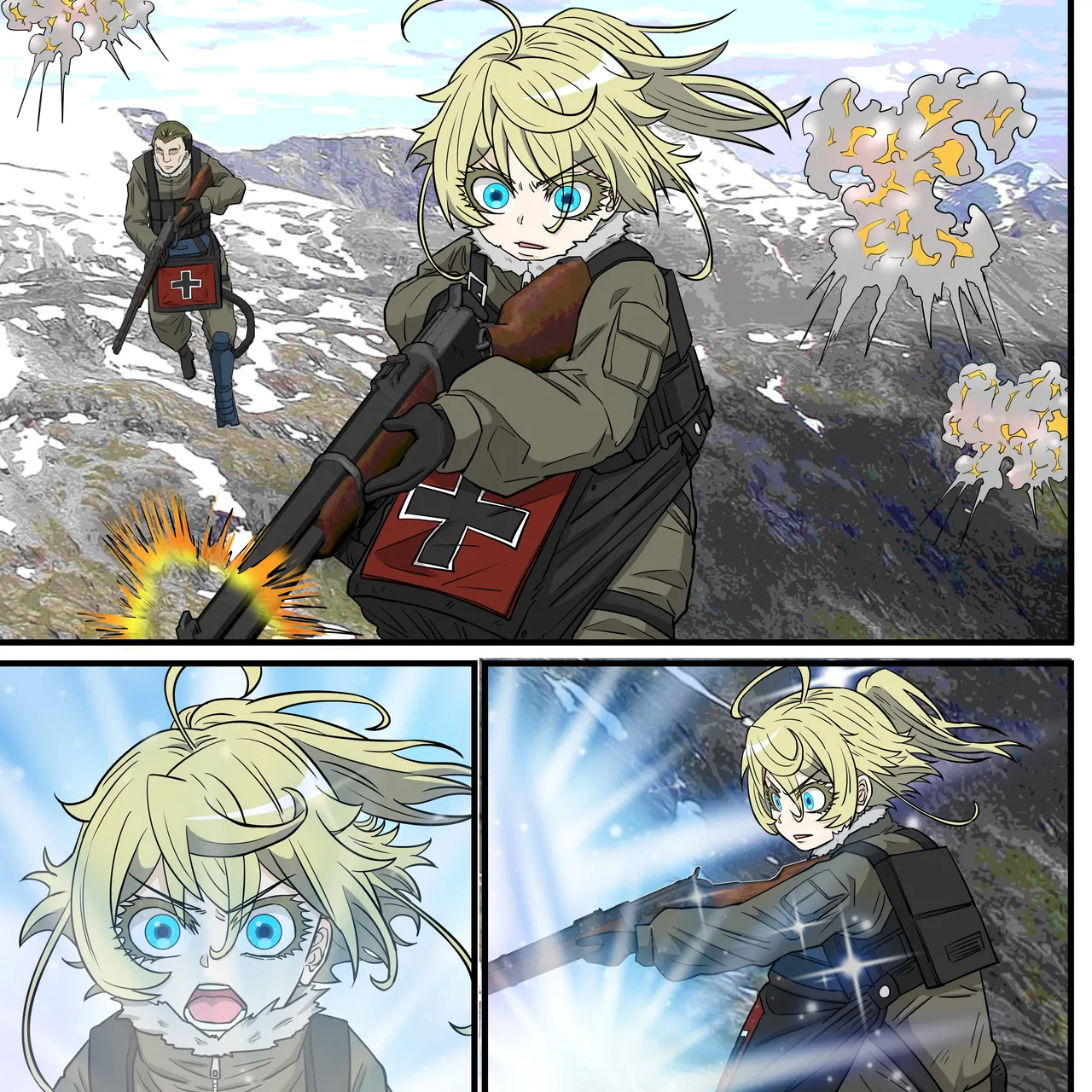 アニメキャラとセックルできるアプリ40、「〇女戦記」ターニャ編 Page.24