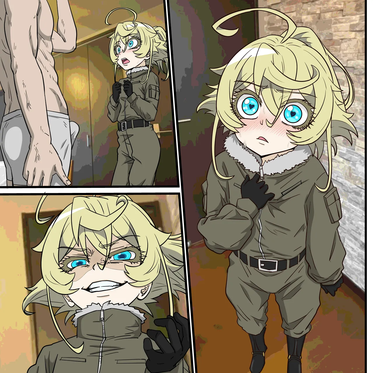 アニメキャラとセックルできるアプリ40、「〇女戦記」ターニャ編 Page.28