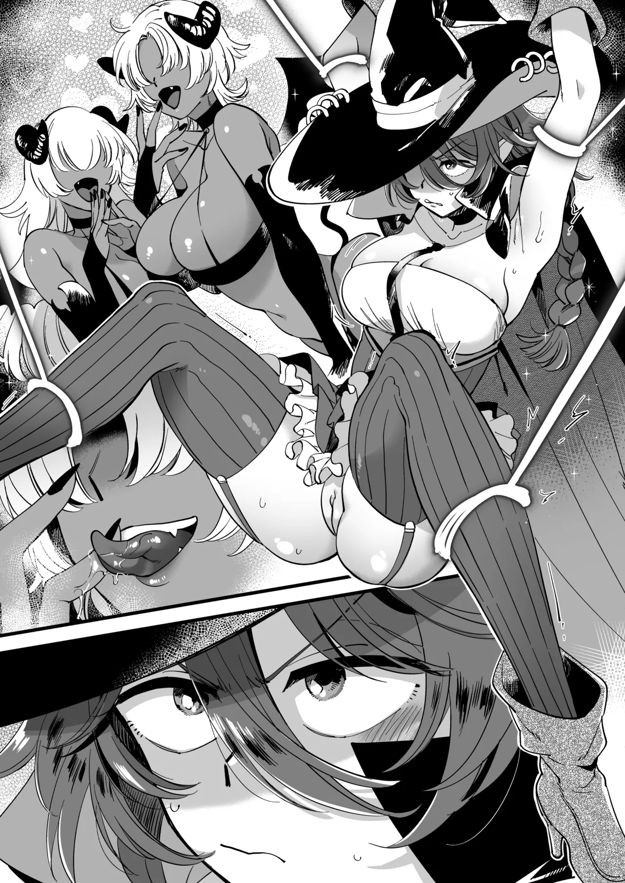 魔法使いマヌバがレズサキュバスに捕まってひたすらクリ責めされてしまう Page.11
