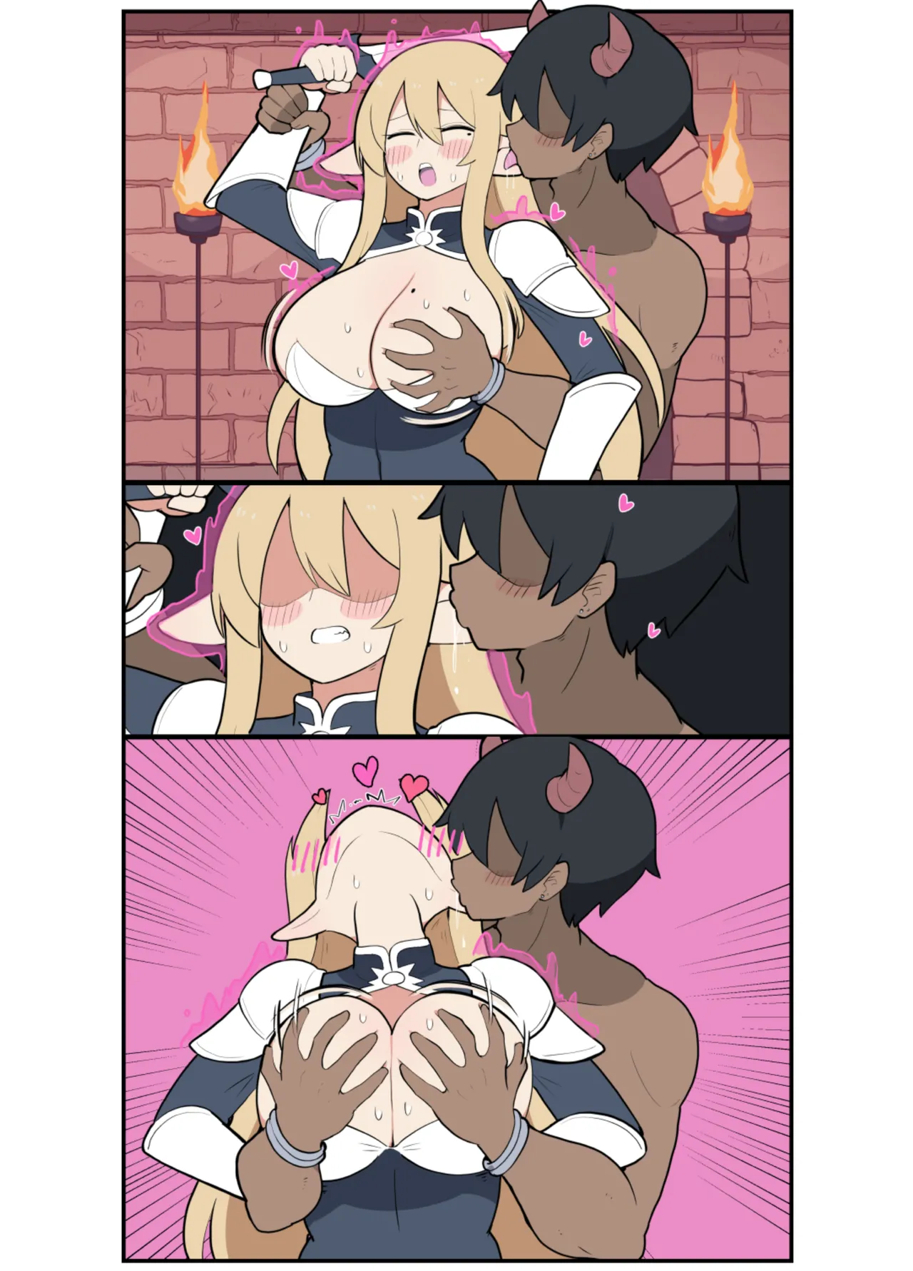 10日後に下級悪鬼と結婚する巨乳女騎士ちゃん Page.37