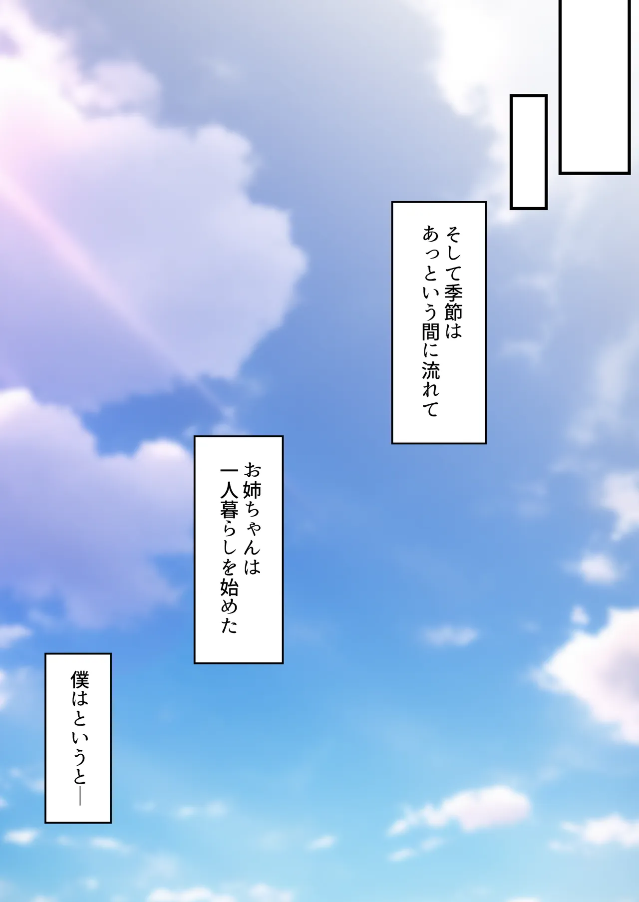 夏休み、都会から来たお姉ちゃんと中出しごっこ Page.84