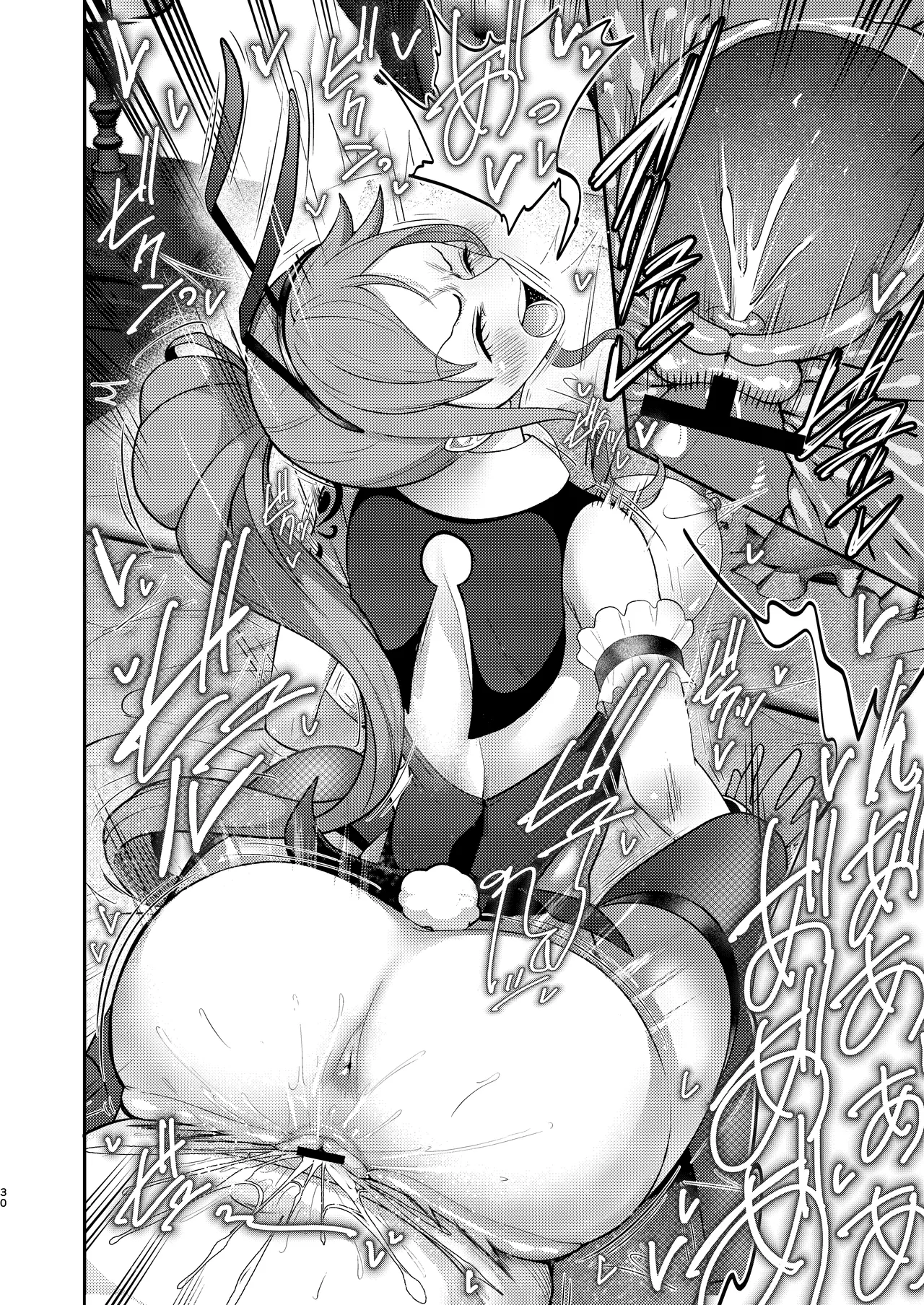 風俗潜入!ナミさんと黒転バニー風俗店 Page.30