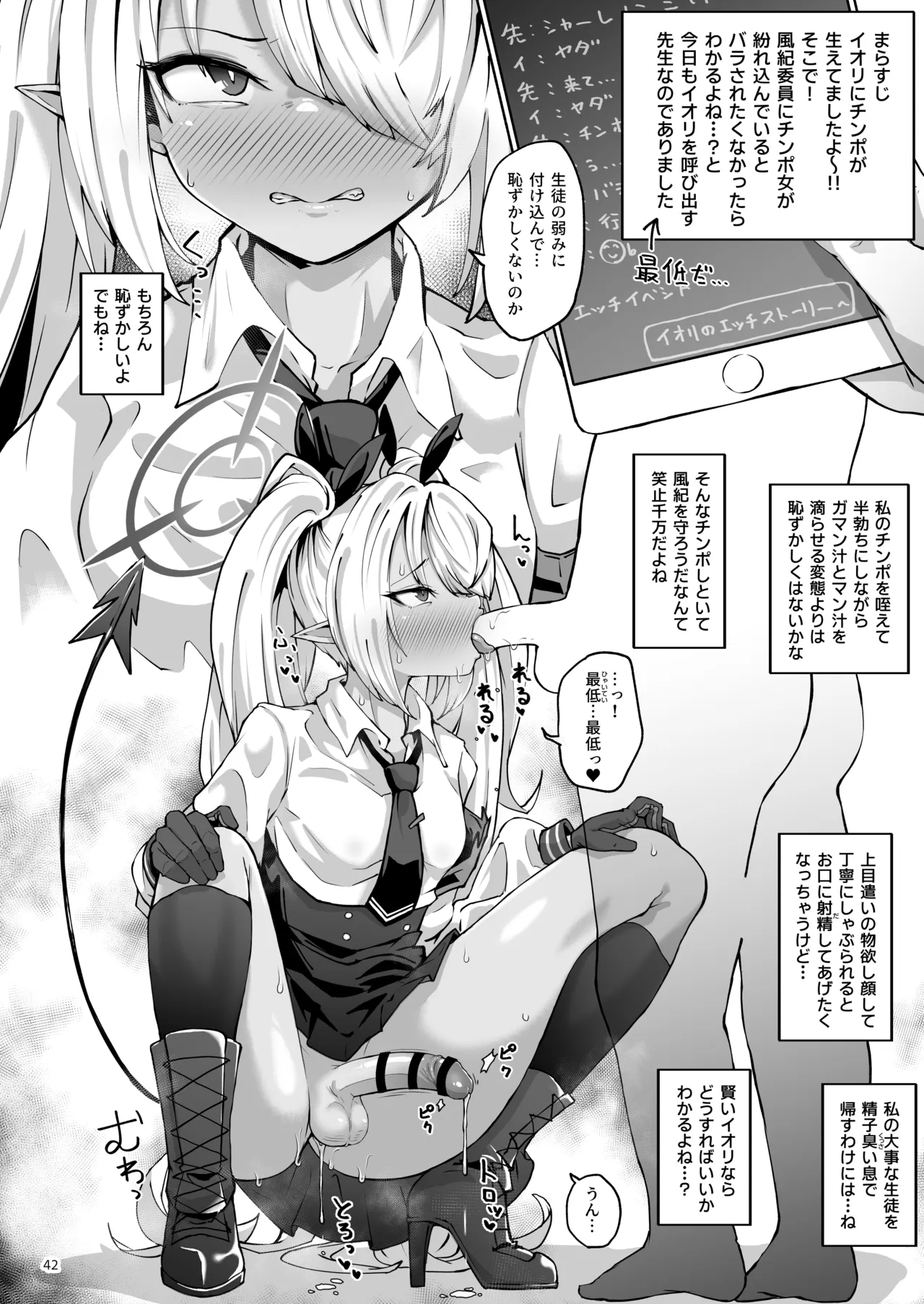ブルアカちんちんケツ穴部 Page.41