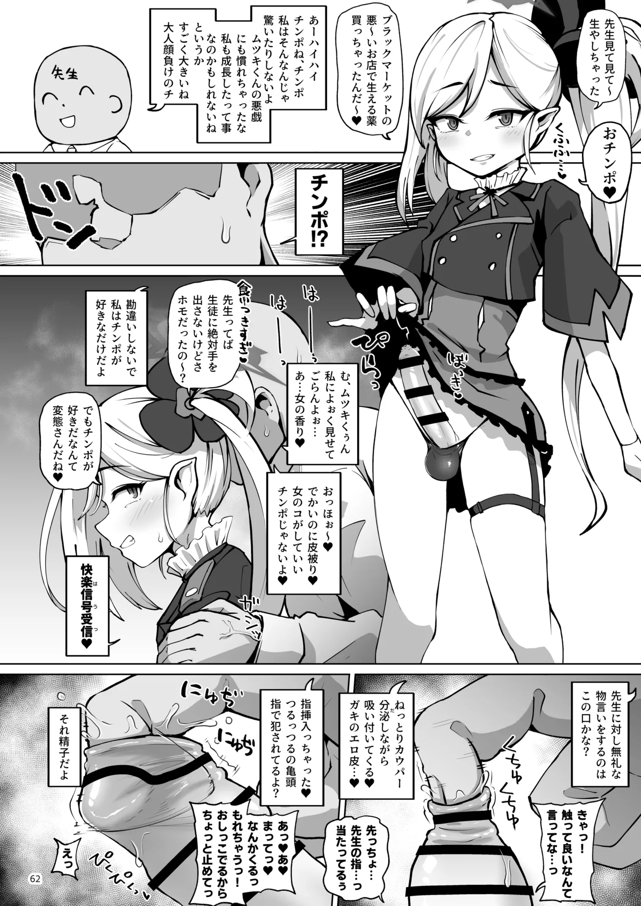 ブルアカちんちんケツ穴部 Page.61